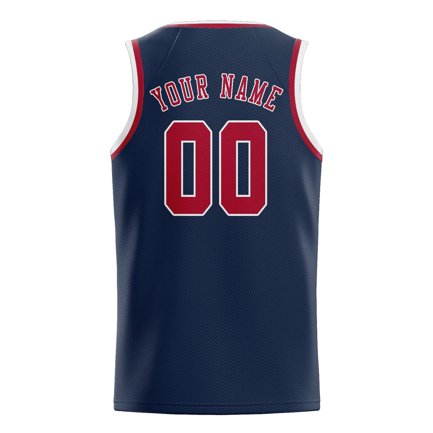 Custom Blue Red Basketball Jersey