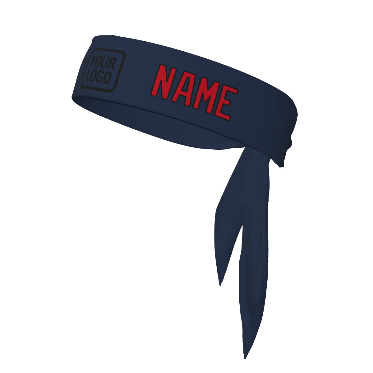 Custom Blue Red Headband