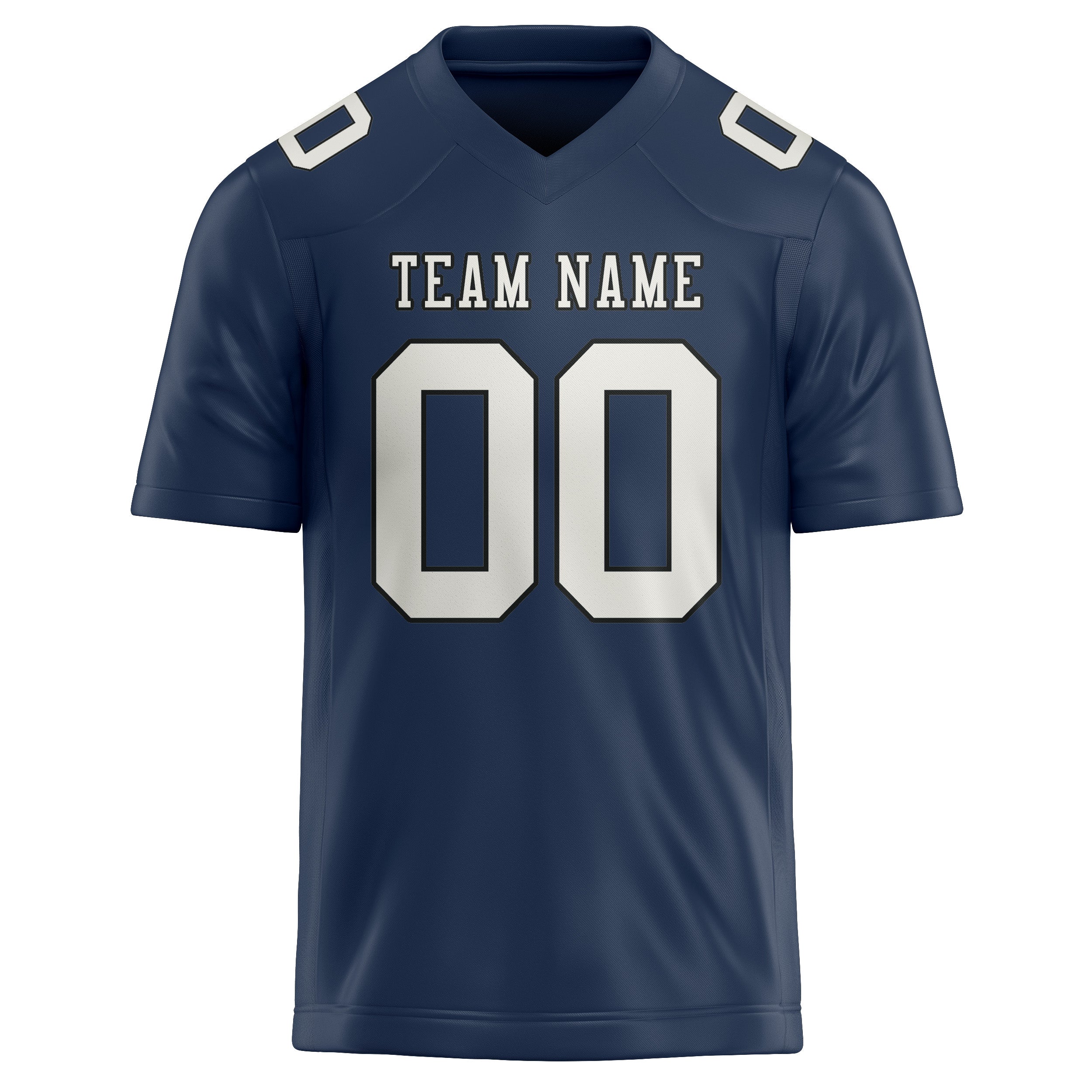 Custom Blue White Football Jersey