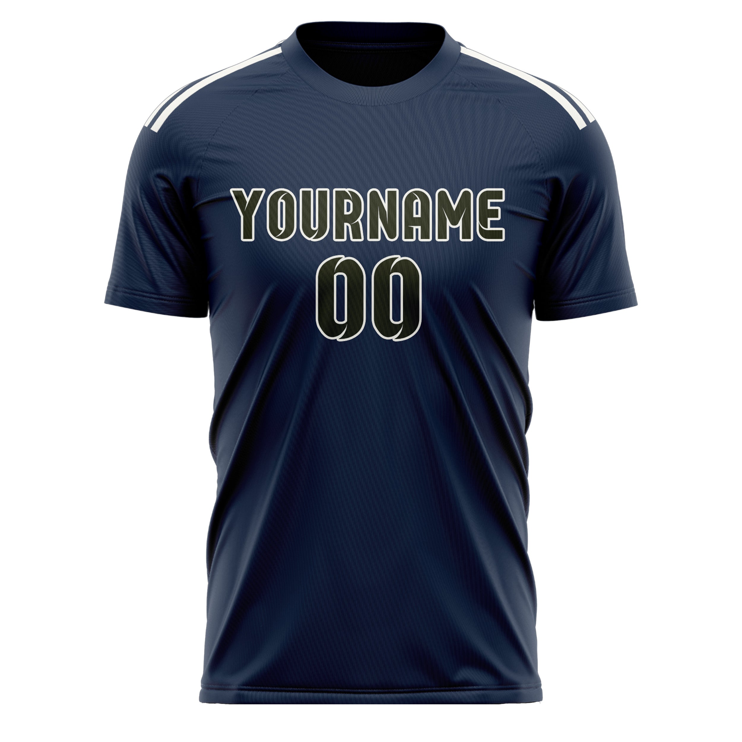 Custom Blue Olive Soccer Jersey