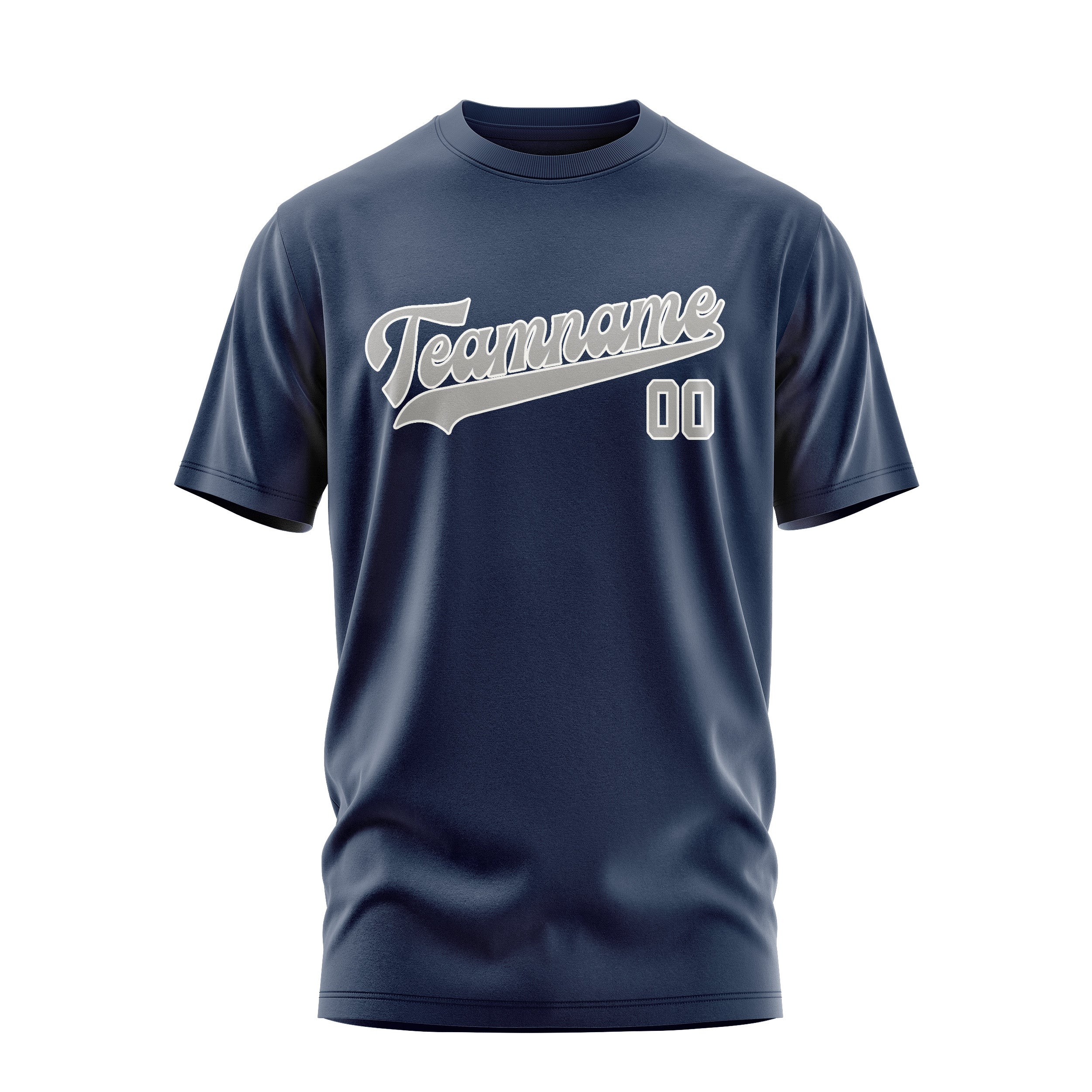 Custom Blue Gray T-Shirt