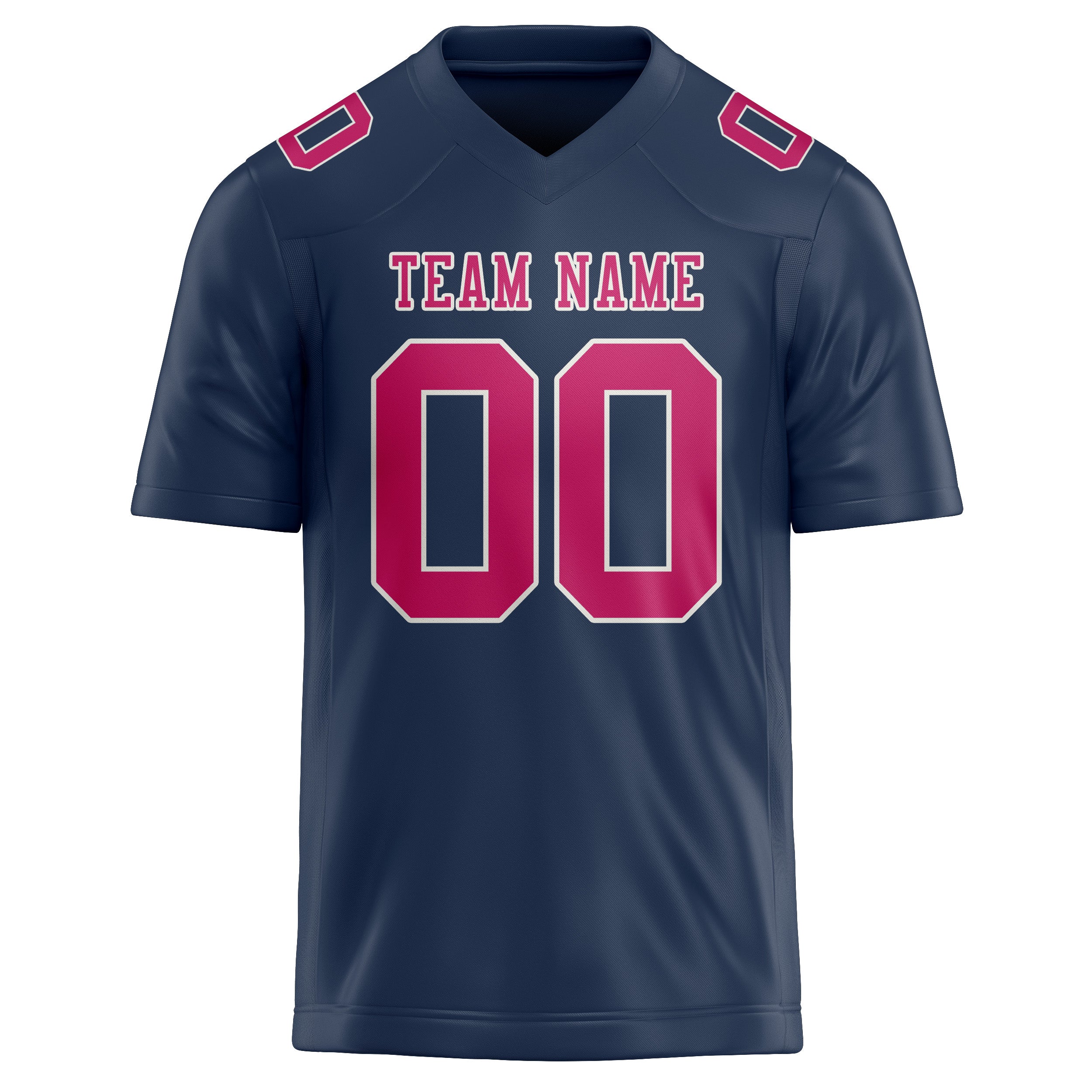 Custom Blue Pink Football Jersey