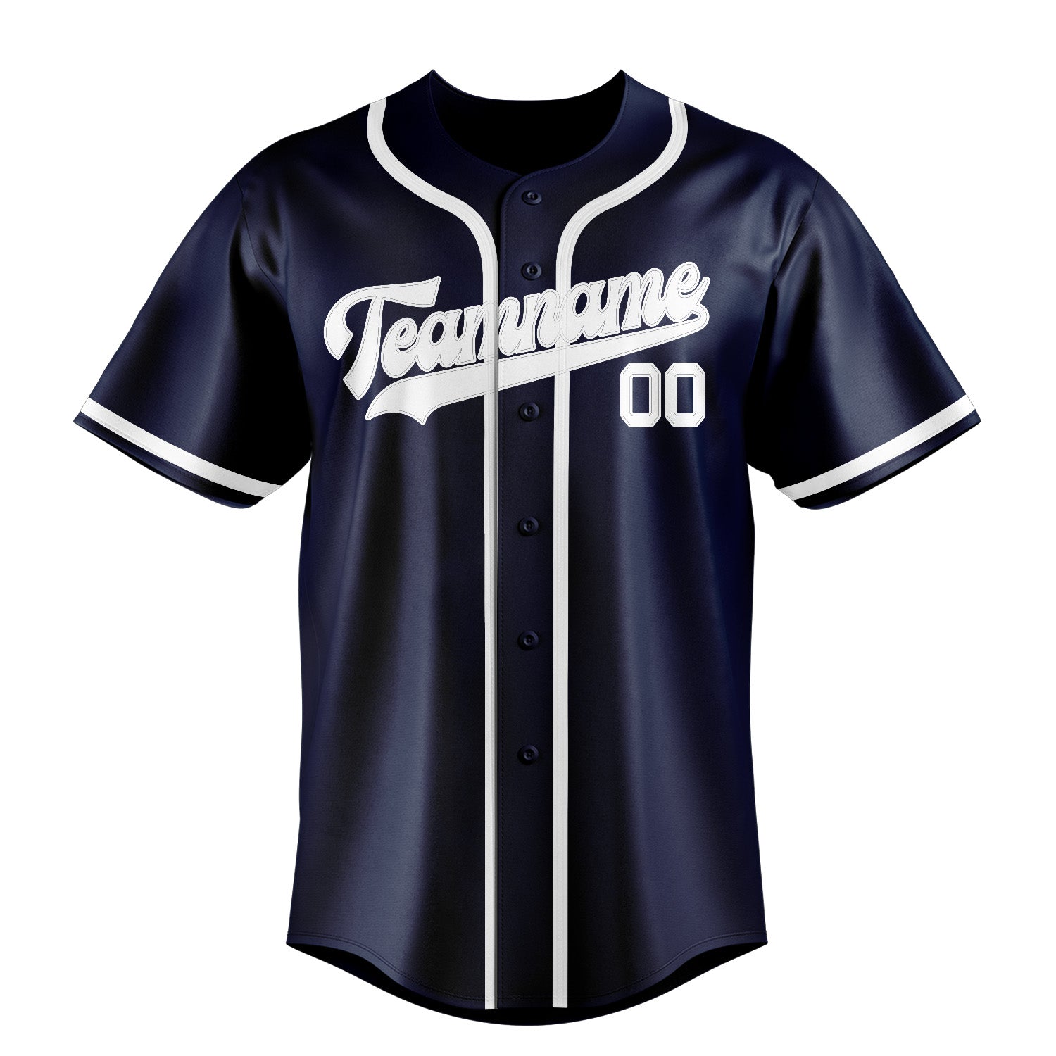 Custom Blue White Baseball Jersey