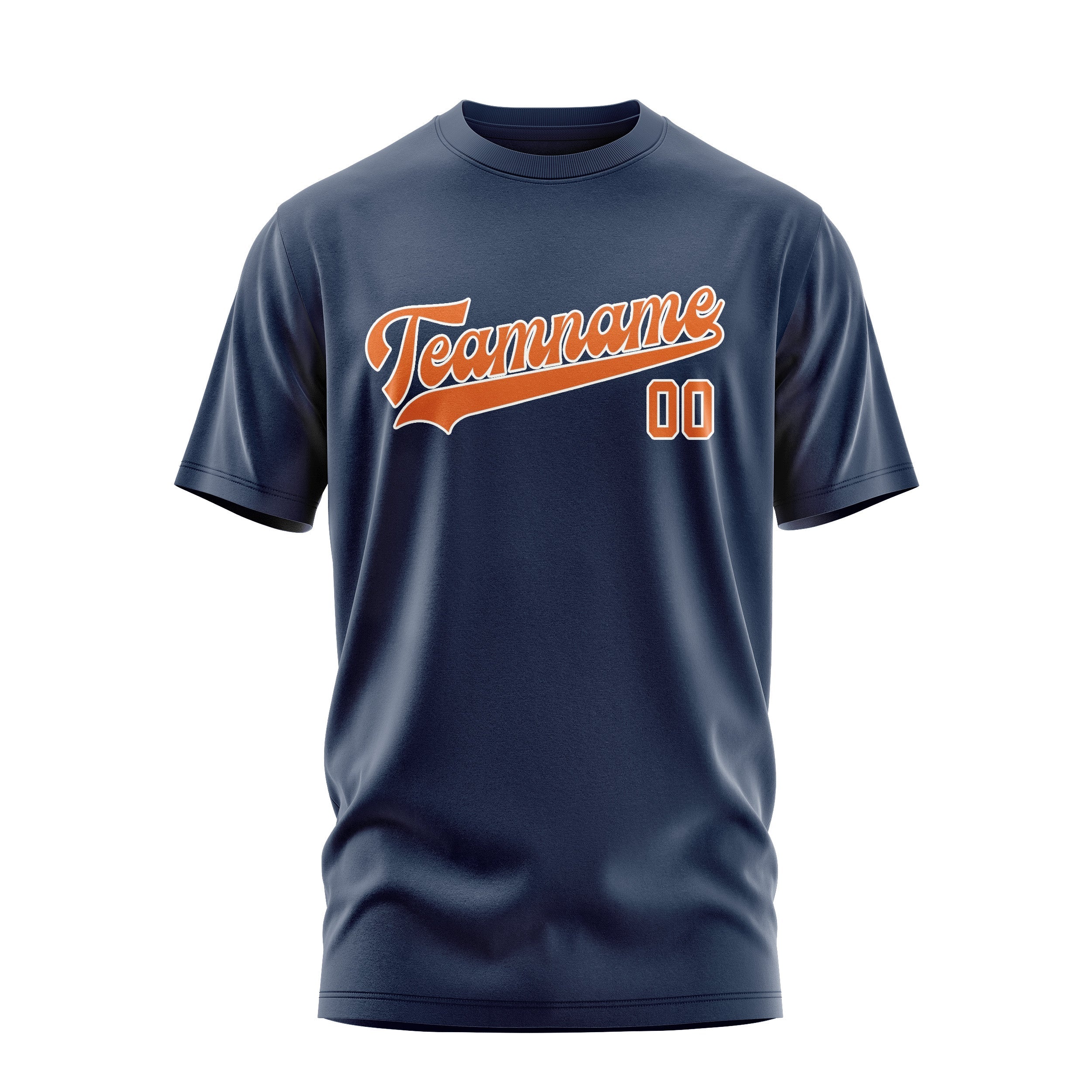 Custom Blue Orange T-Shirt