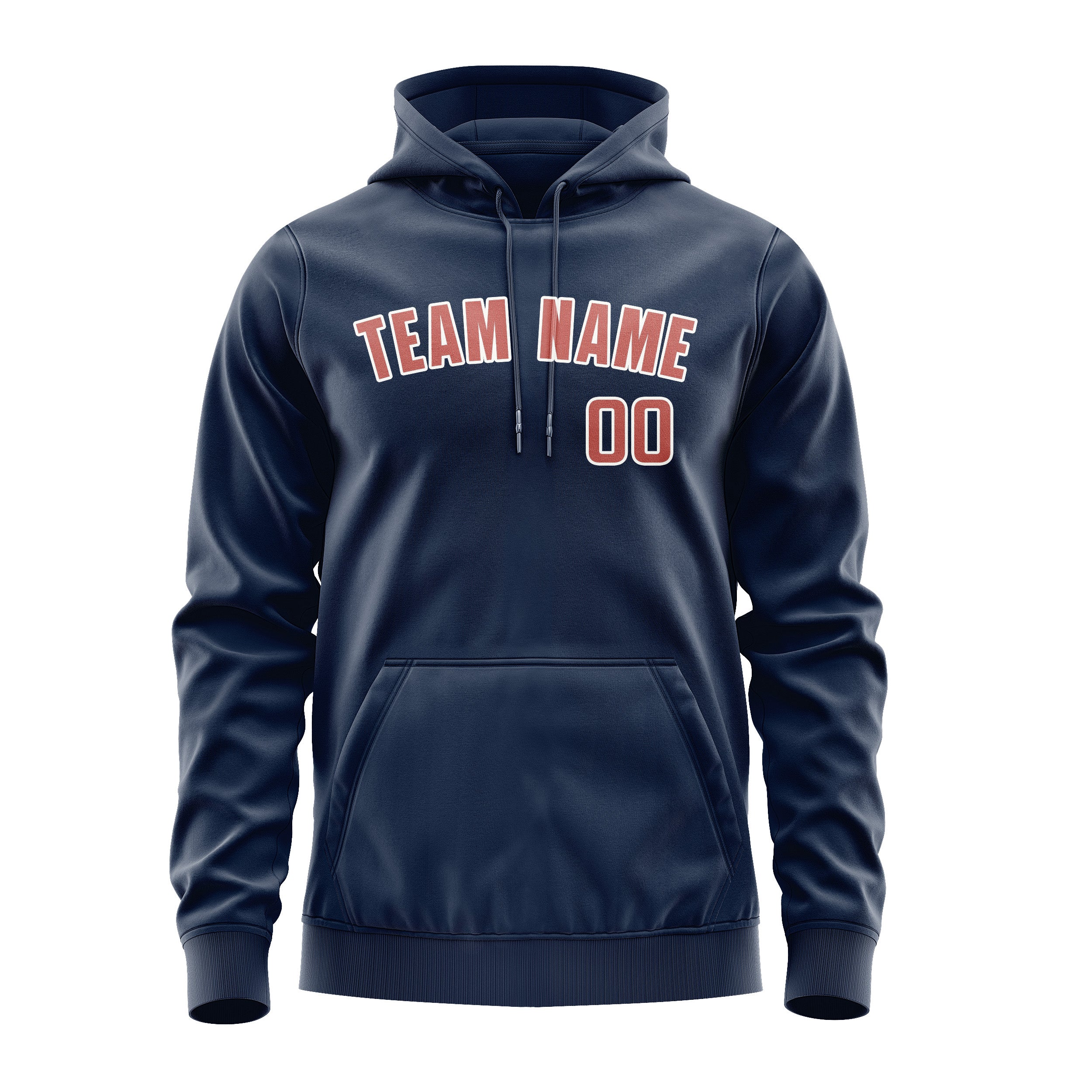 Custom Blue Copper Rose Hoodie