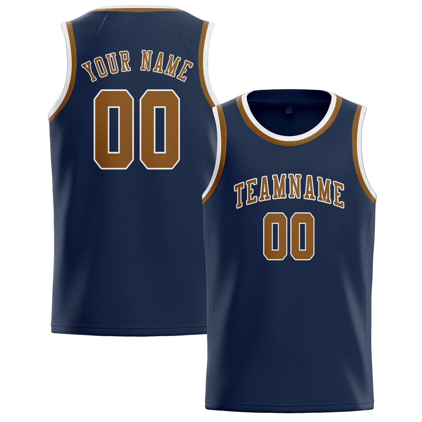 Custom Blue Khaki Basketball Jersey