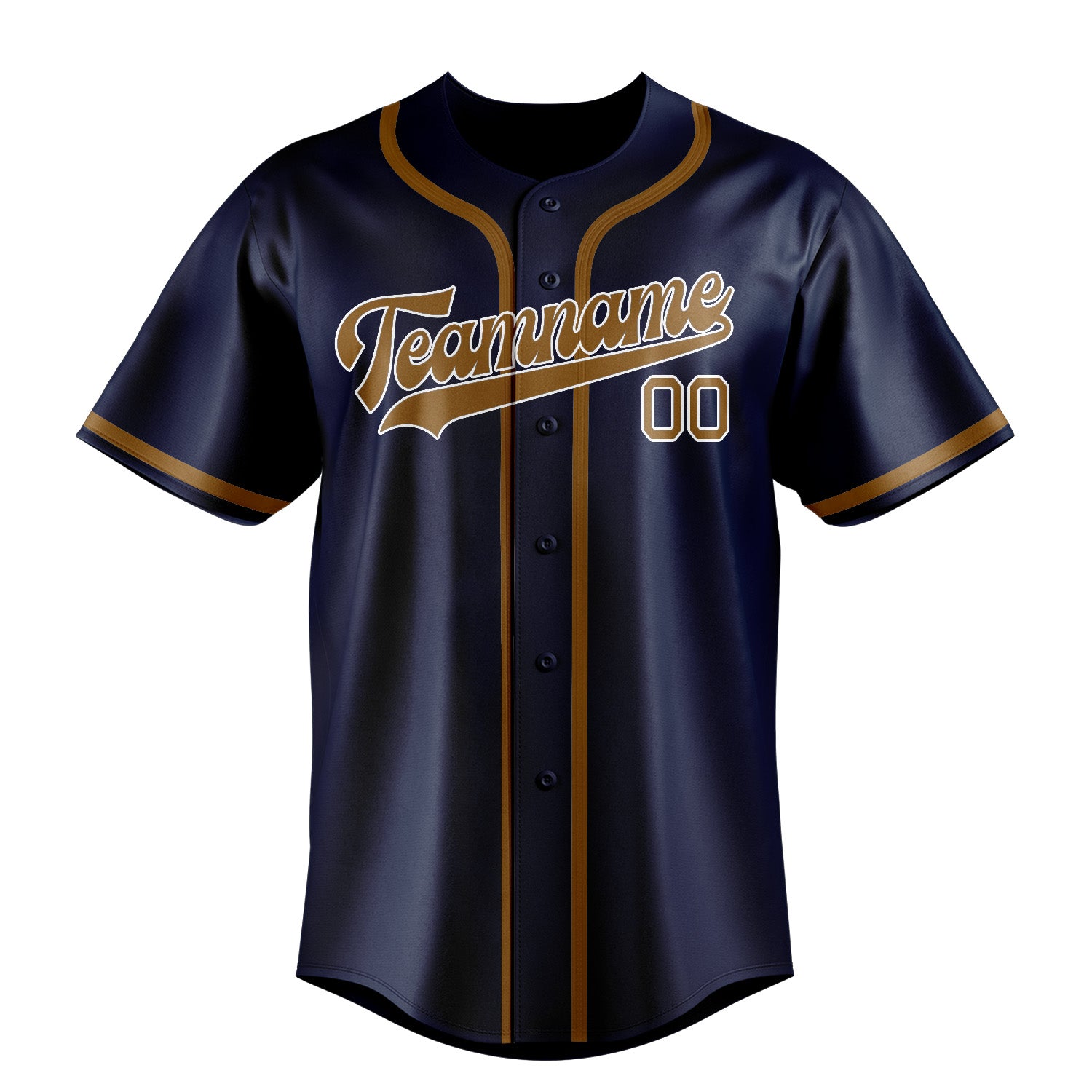 Custom Blue Khaki Baseball Jersey