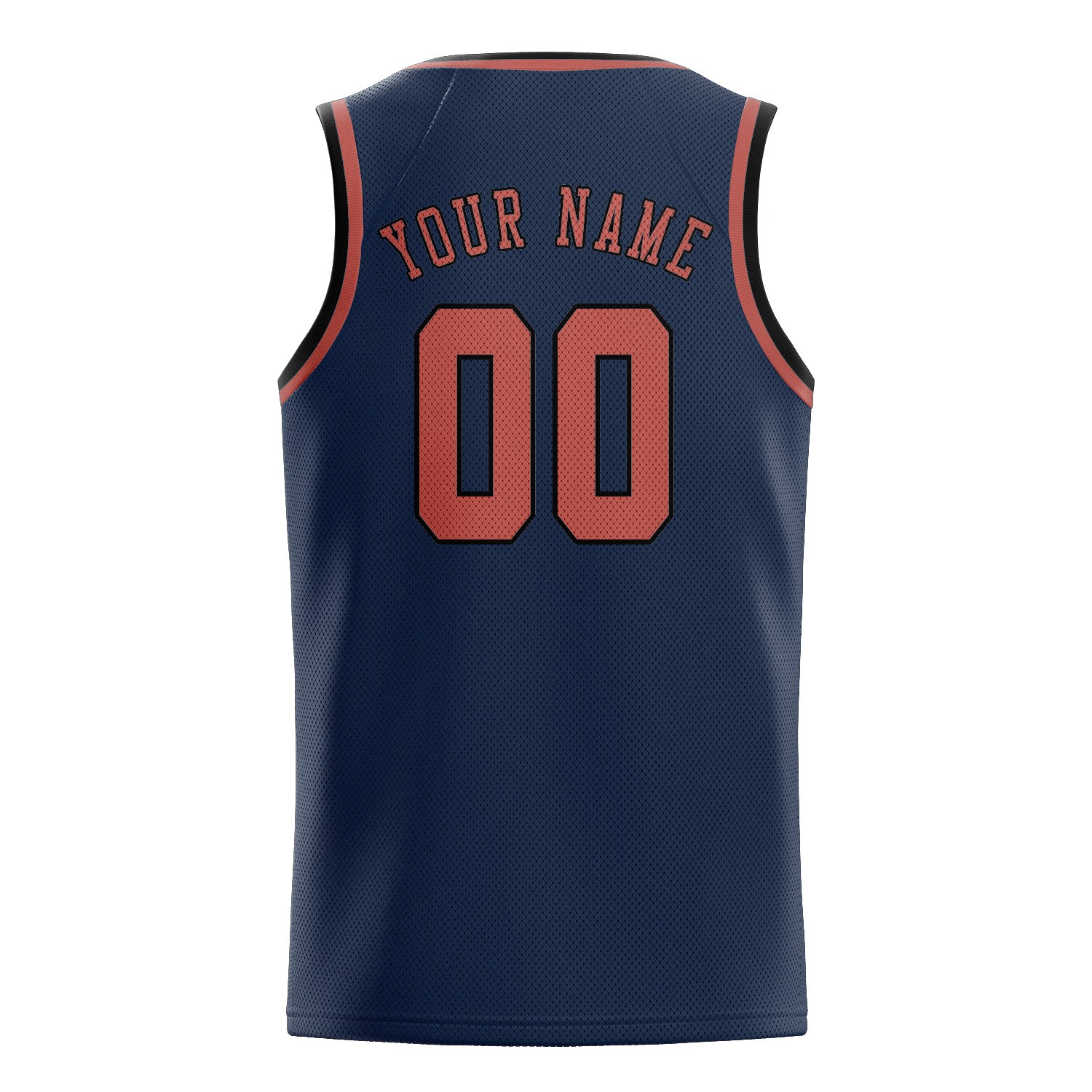 Custom Blue Copper Rose Basketball Jersey