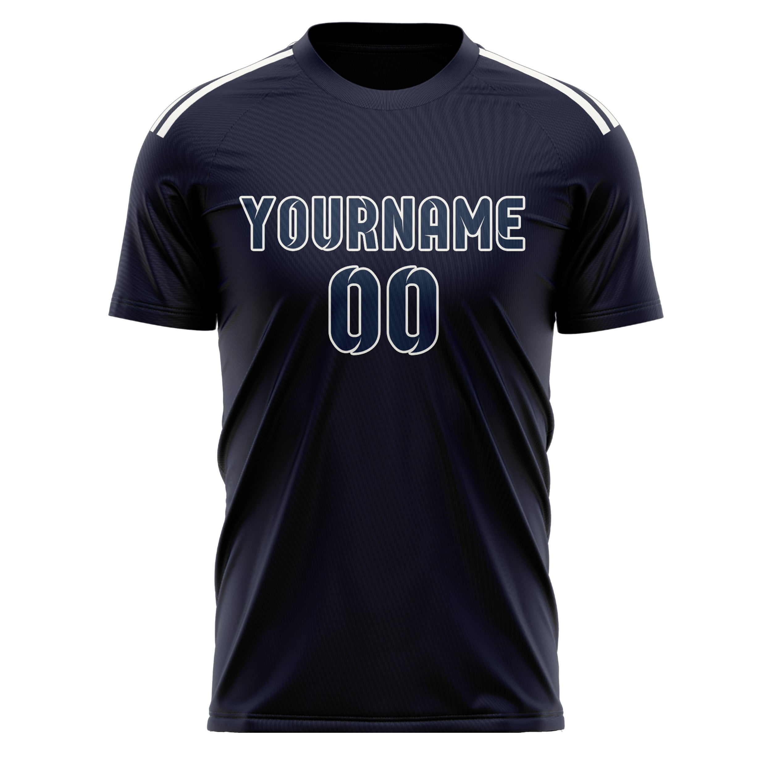 Custom Navy Blue Soccer Jersey