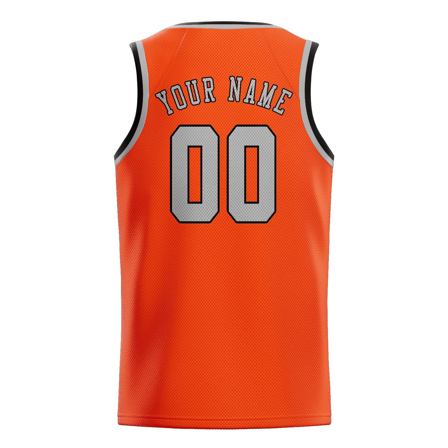 Custom Orange Red Gray Basketball Jersey