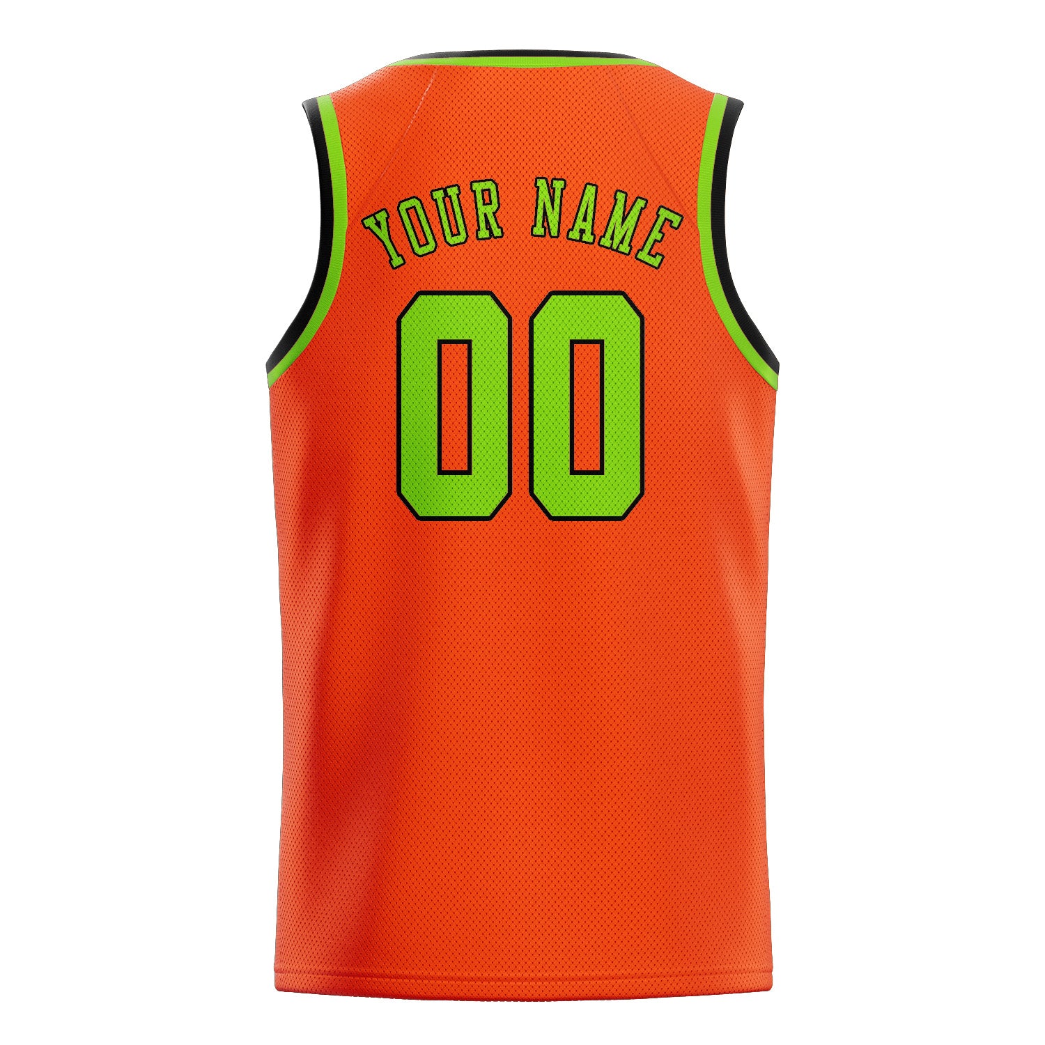 Custom Orange Red Emerald Green Basketball Jersey