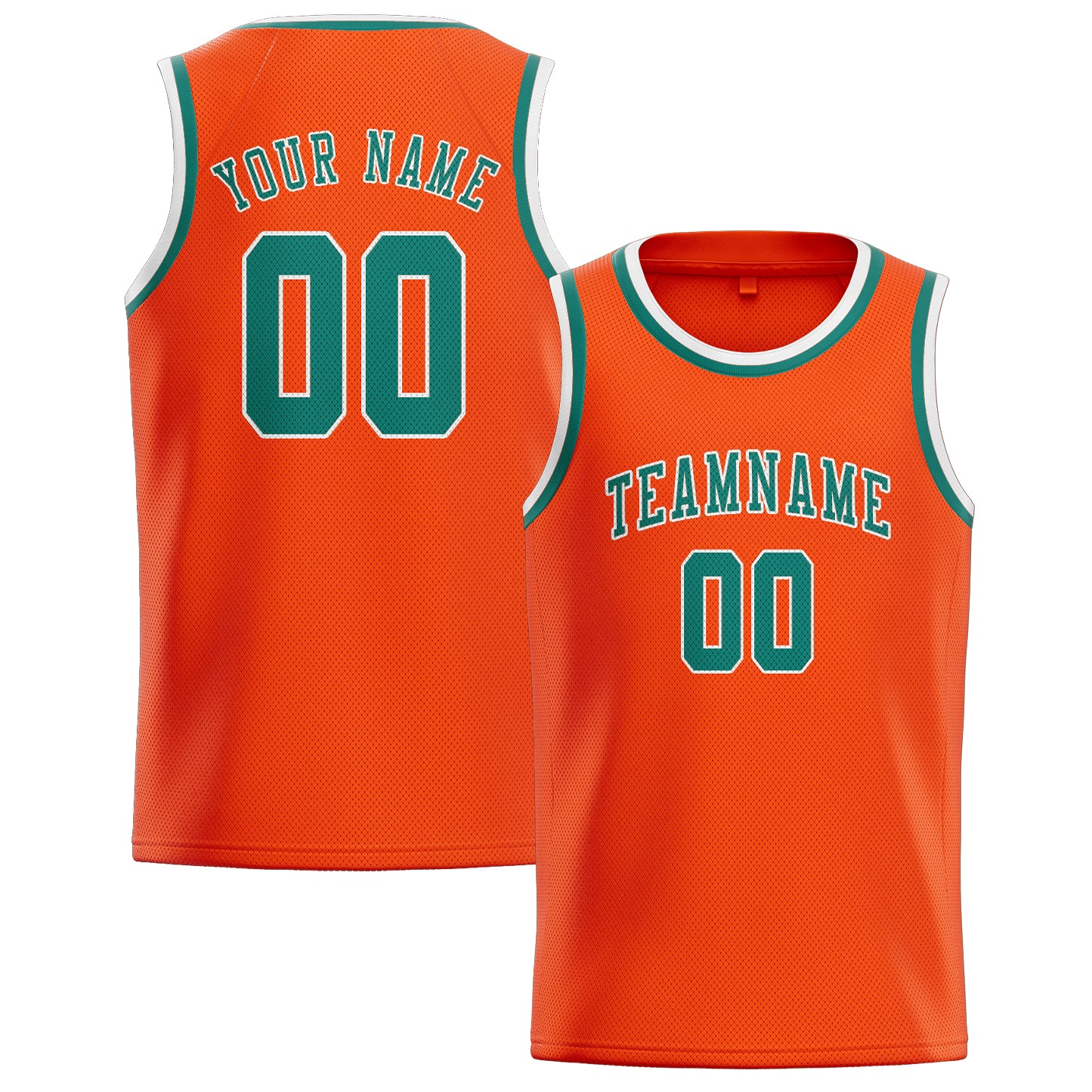 Custom Orange Red Blue Green Basketball Jersey