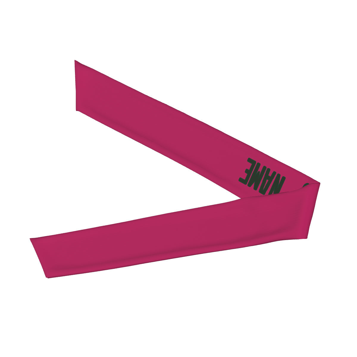 Custom Pink Dark Green Headband
