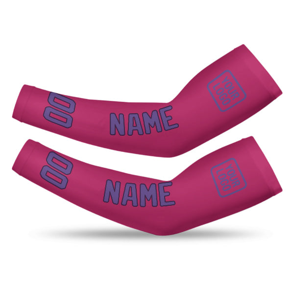 Custom Pink Light Purple Arm Sleeve