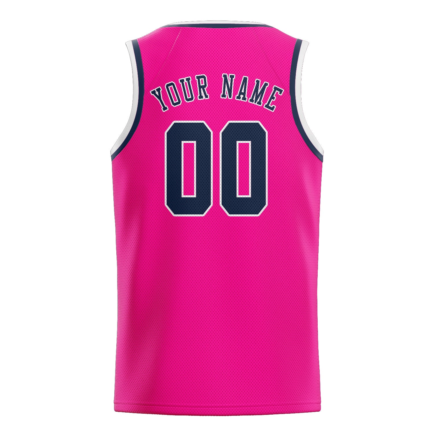 Custom Pink Blue Basketball Jersey