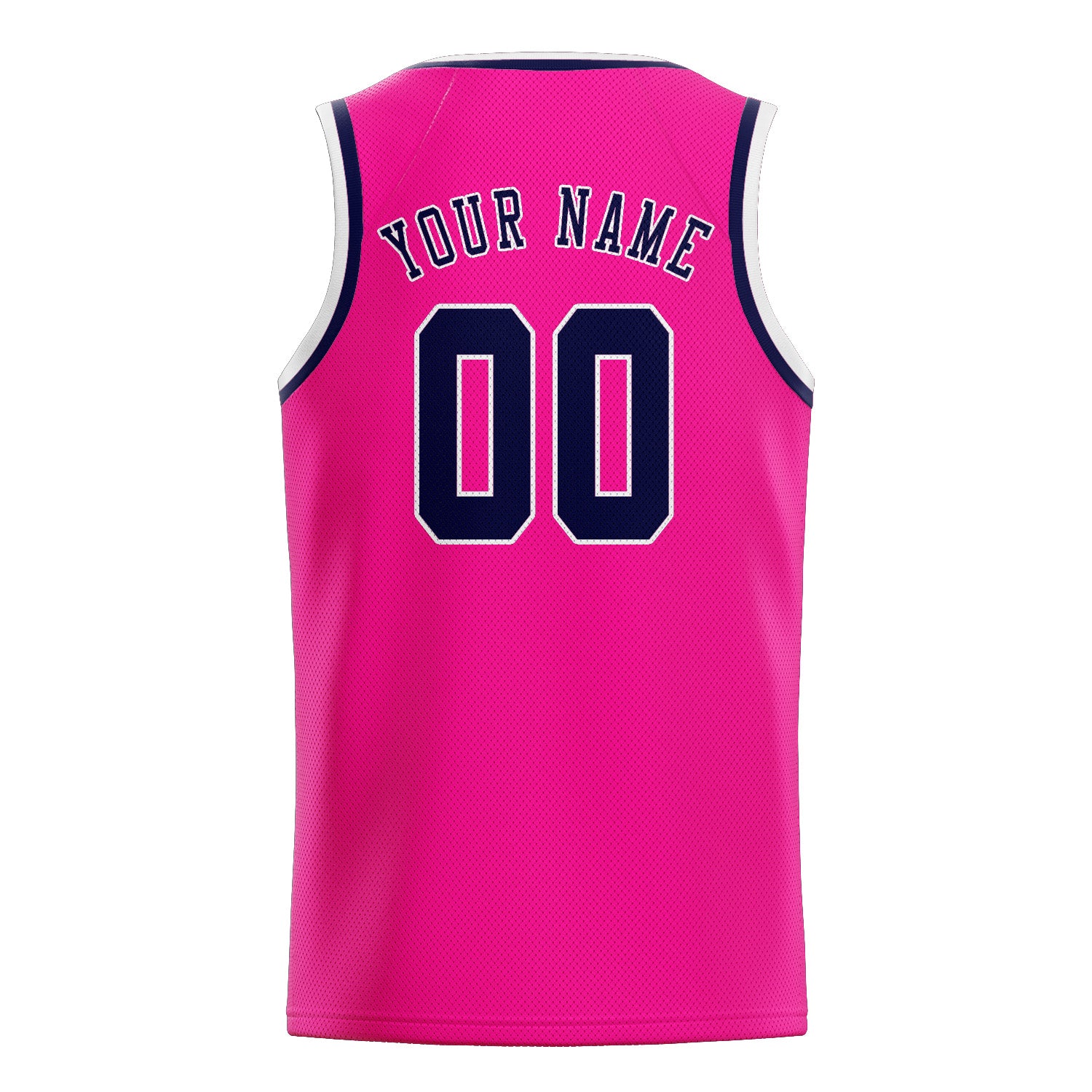 Custom Pink Navy Basketball Jersey