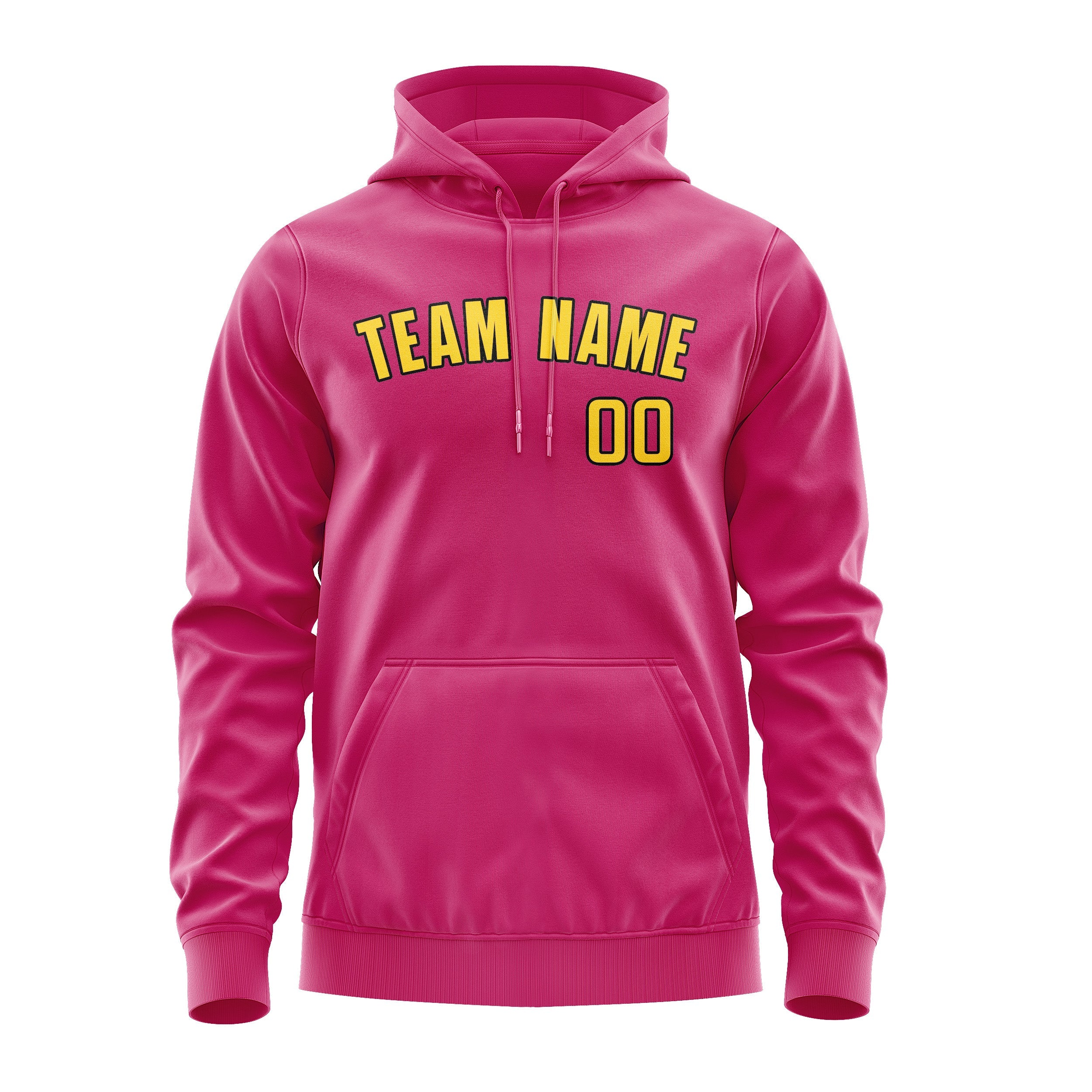 Custom Pink Gold Hoodie