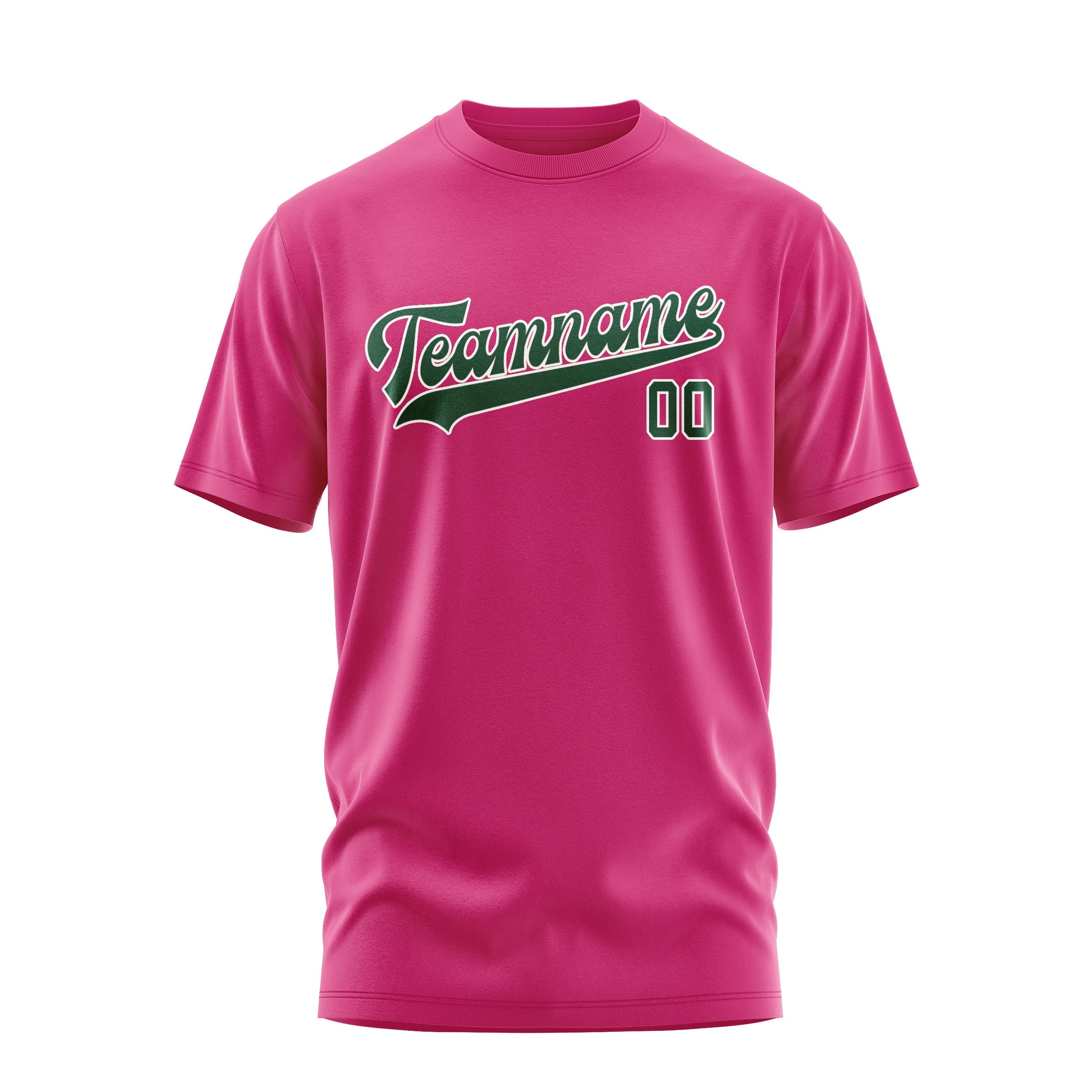 Custom Pink Green T-Shirt