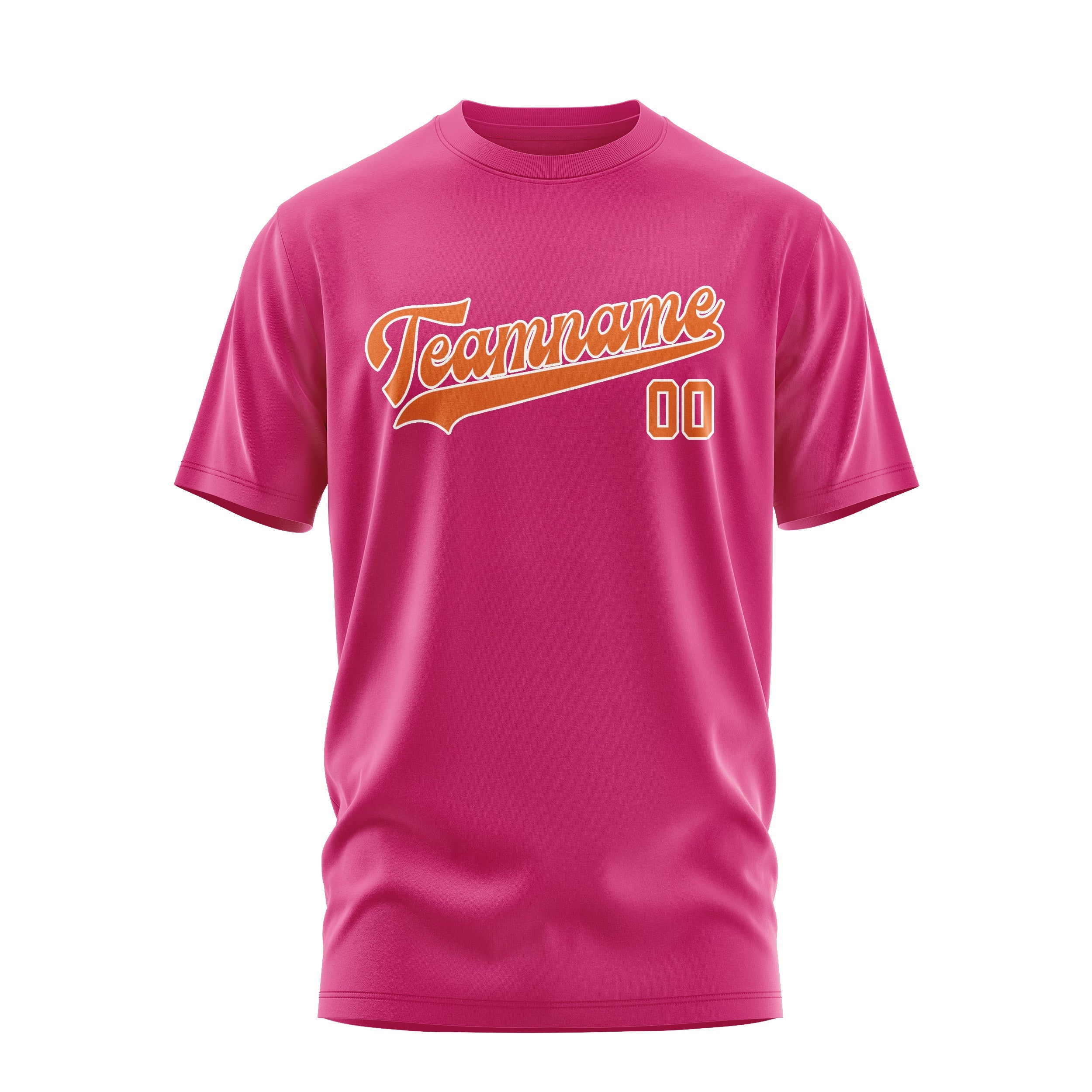 Custom Pink Orange T-Shirt