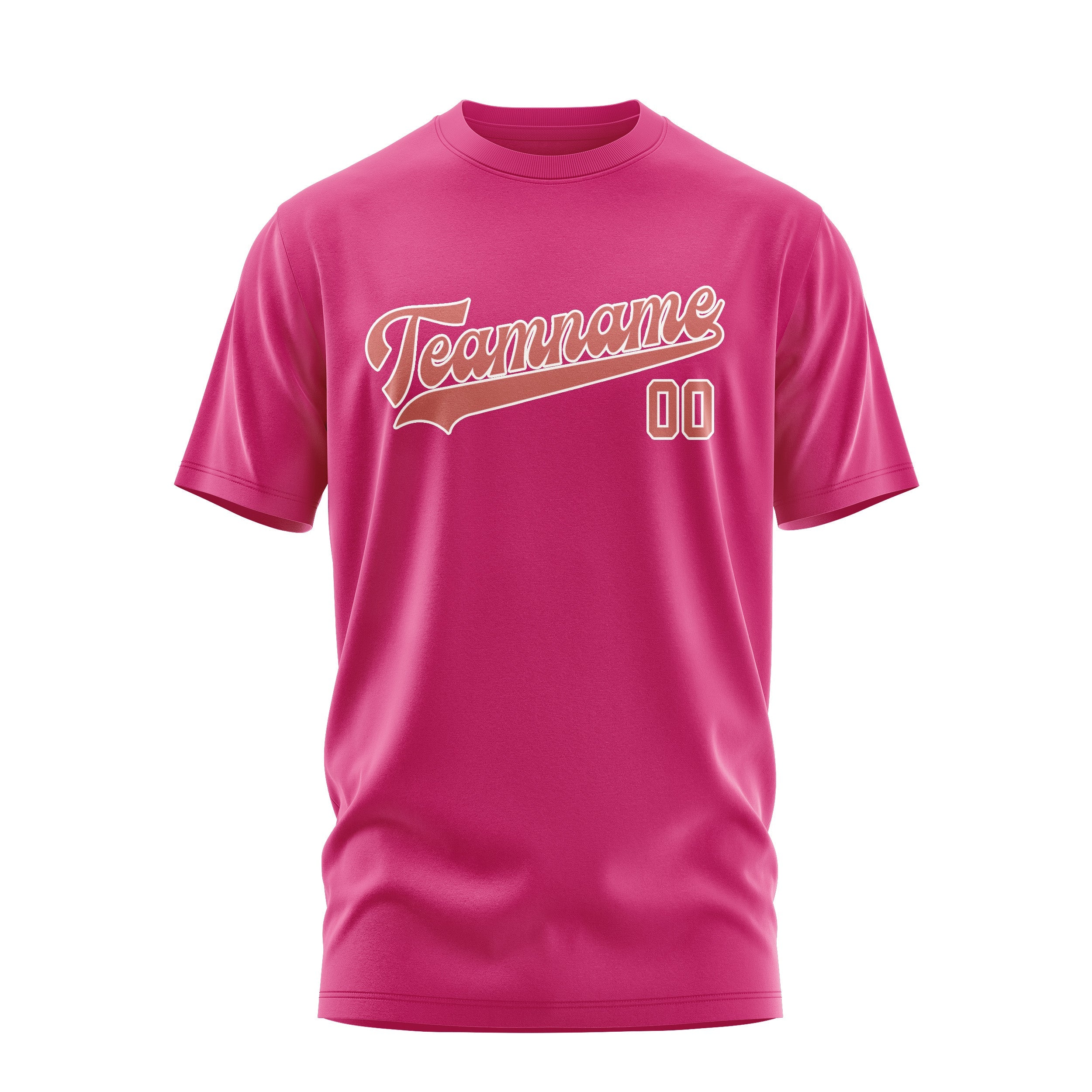 Custom Pink Copper Rose T-Shirt