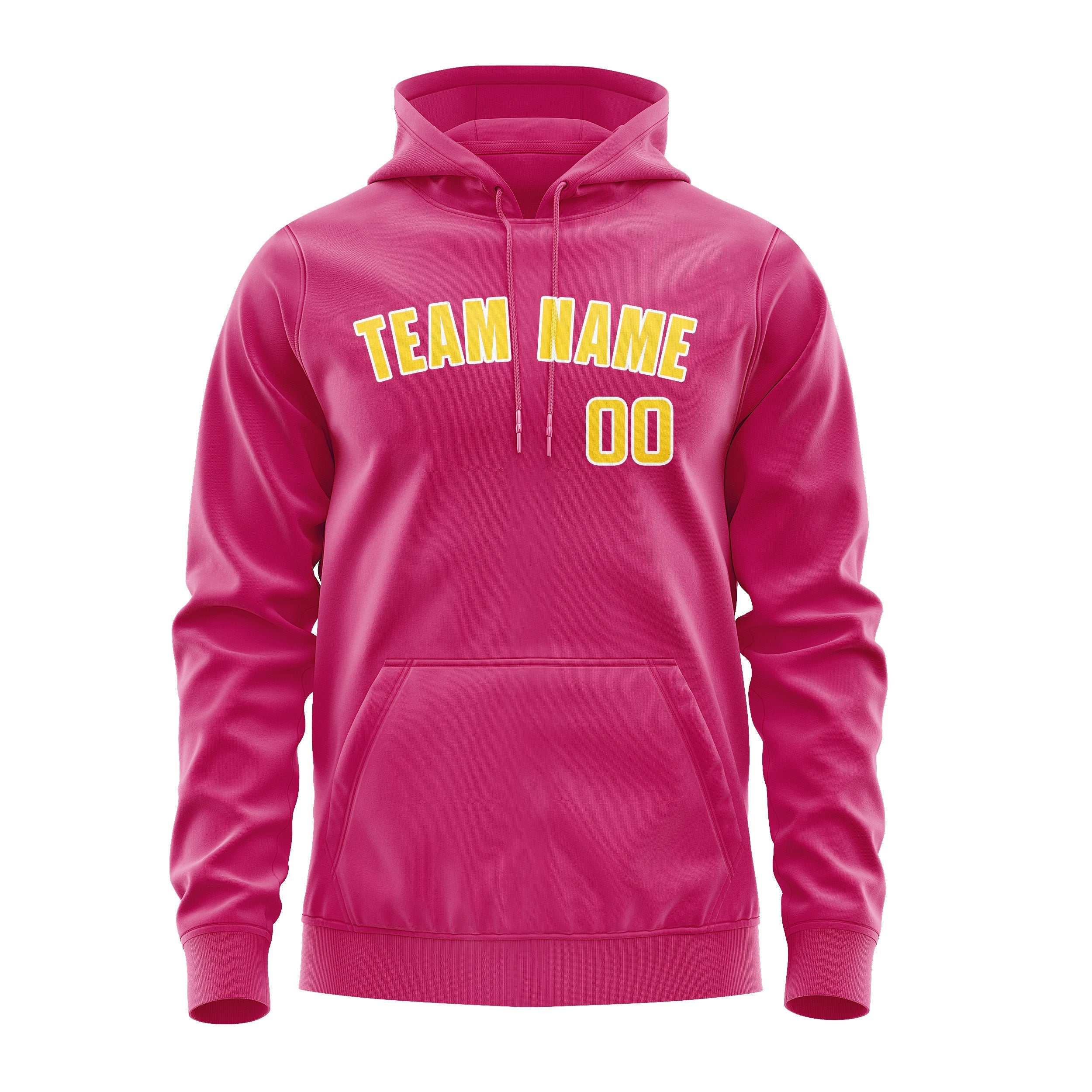 Custom Pink Gold Hoodie
