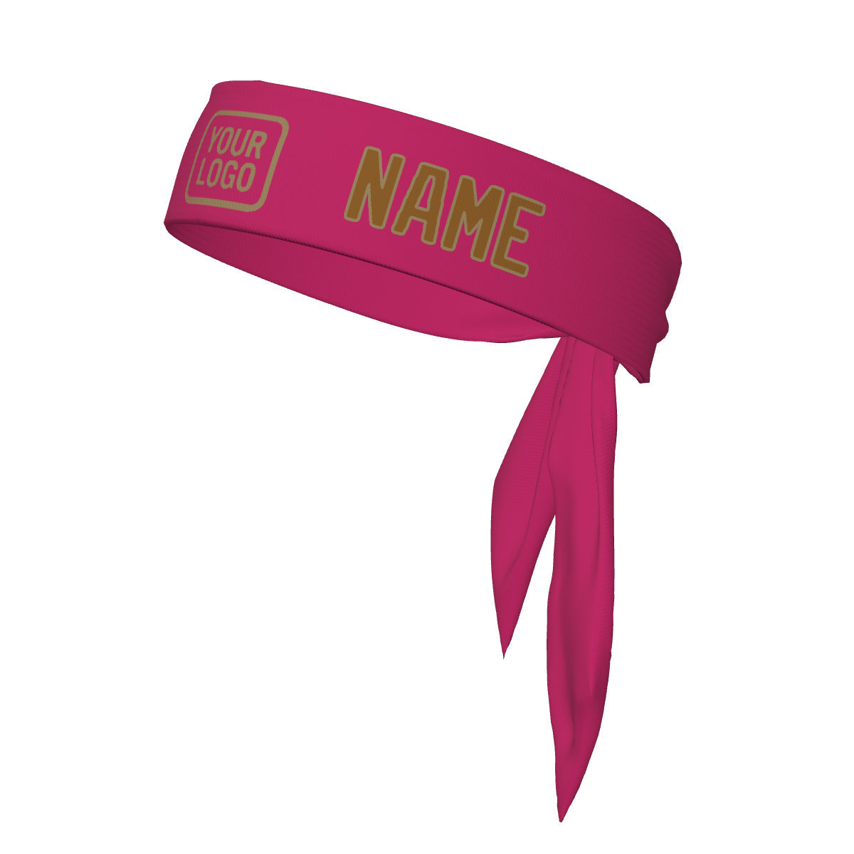 Custom Pink Khaki Headband