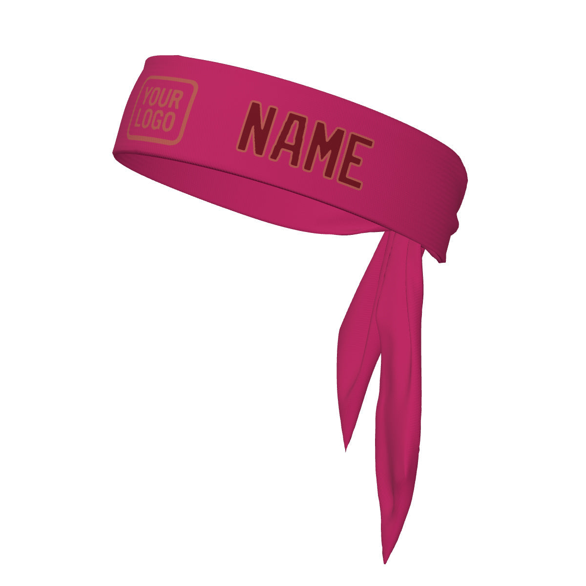 Custom Pink Crimson Red Headband