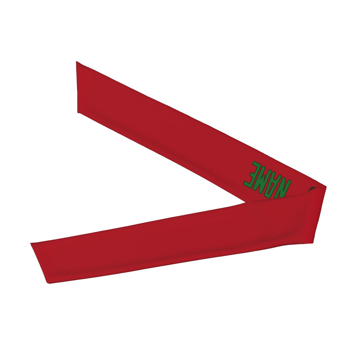 Custom Red Emerald Green Headband