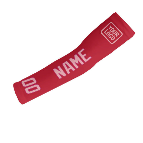Custom Red Light Pink Arm Sleeve