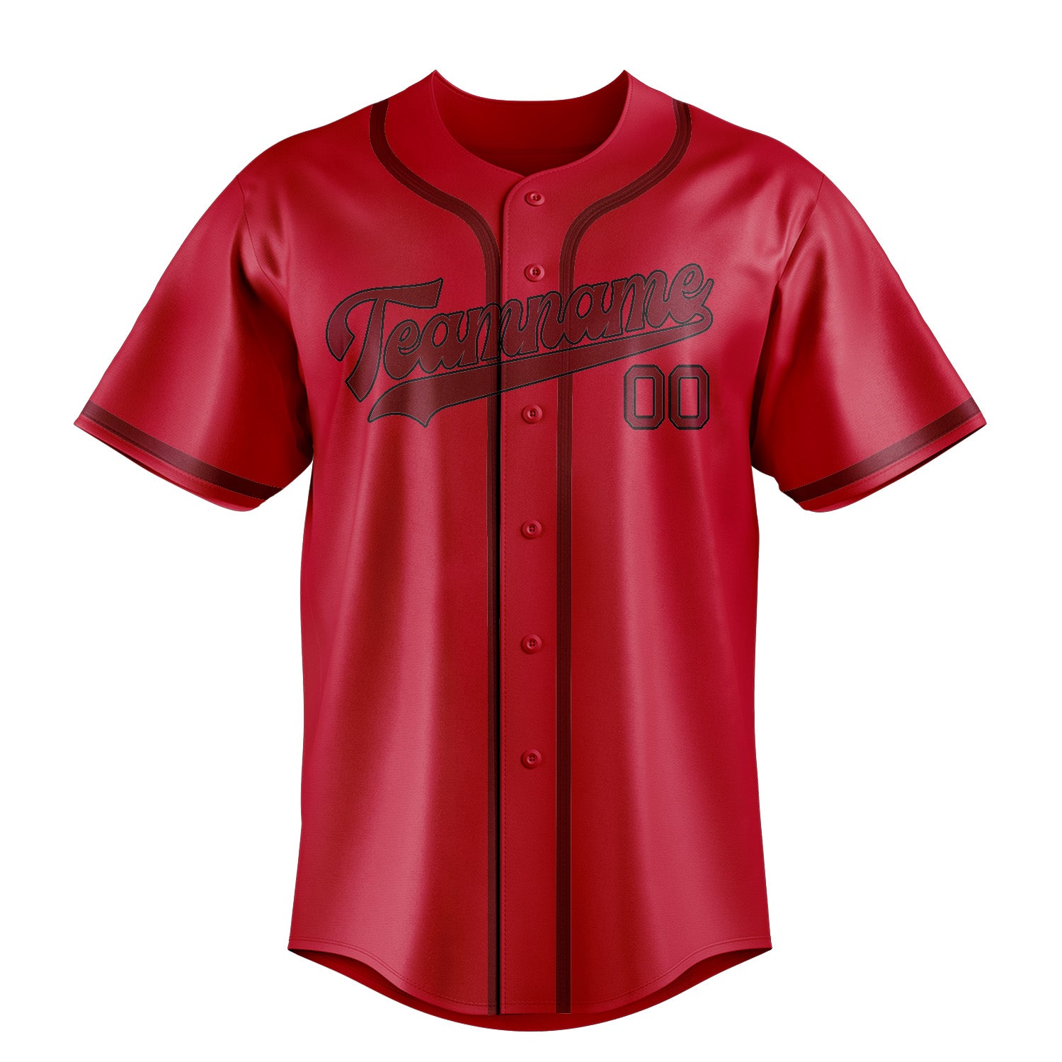 Custom Red Crimson Red Baseball Jersey
