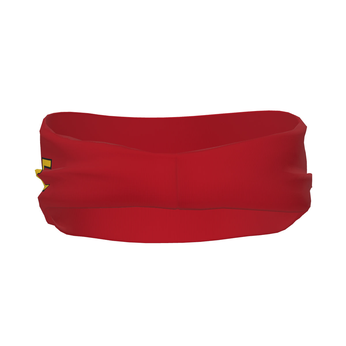 Custom Red Gold Sports headband