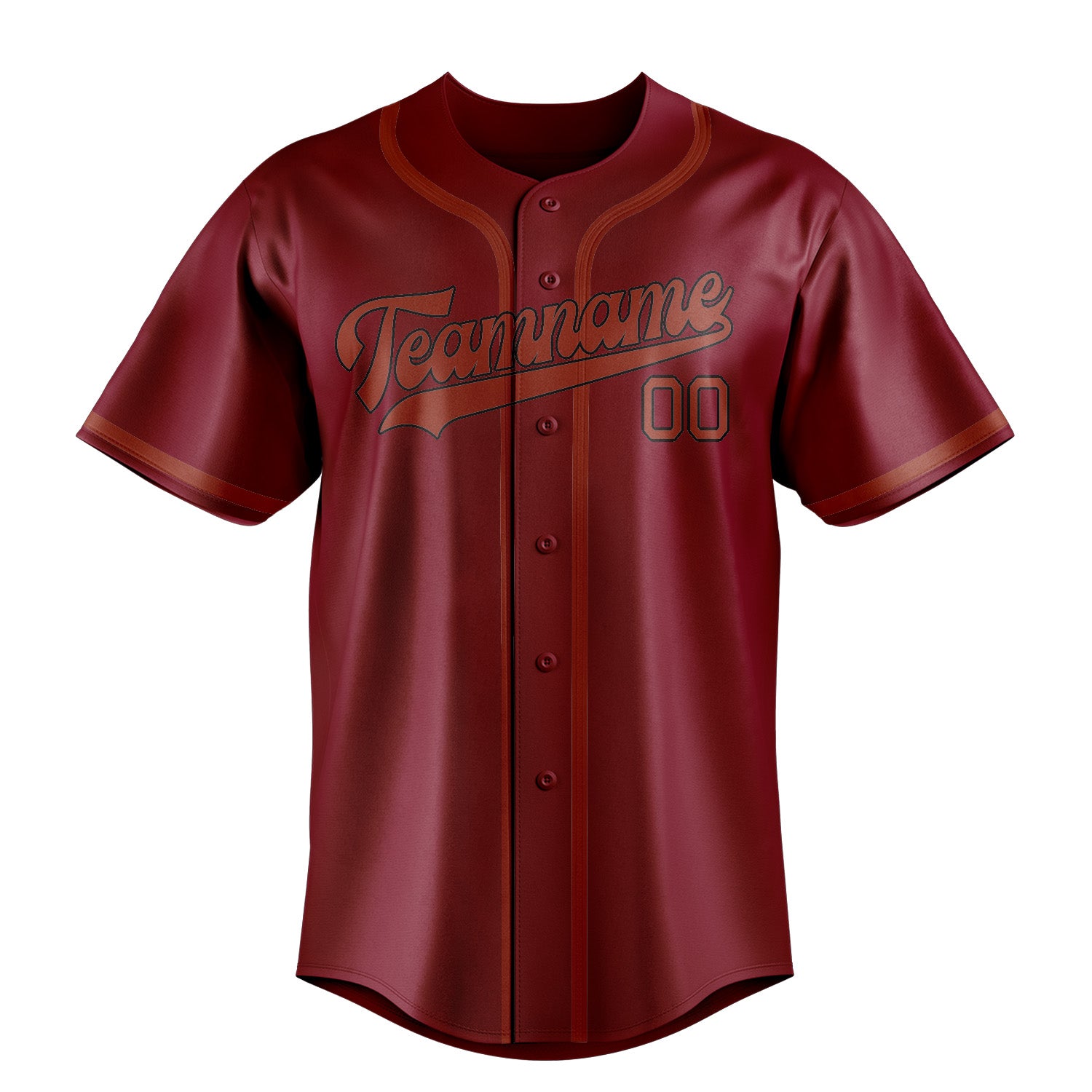 Custom Crimson Red Coral Red Baseball Jersey