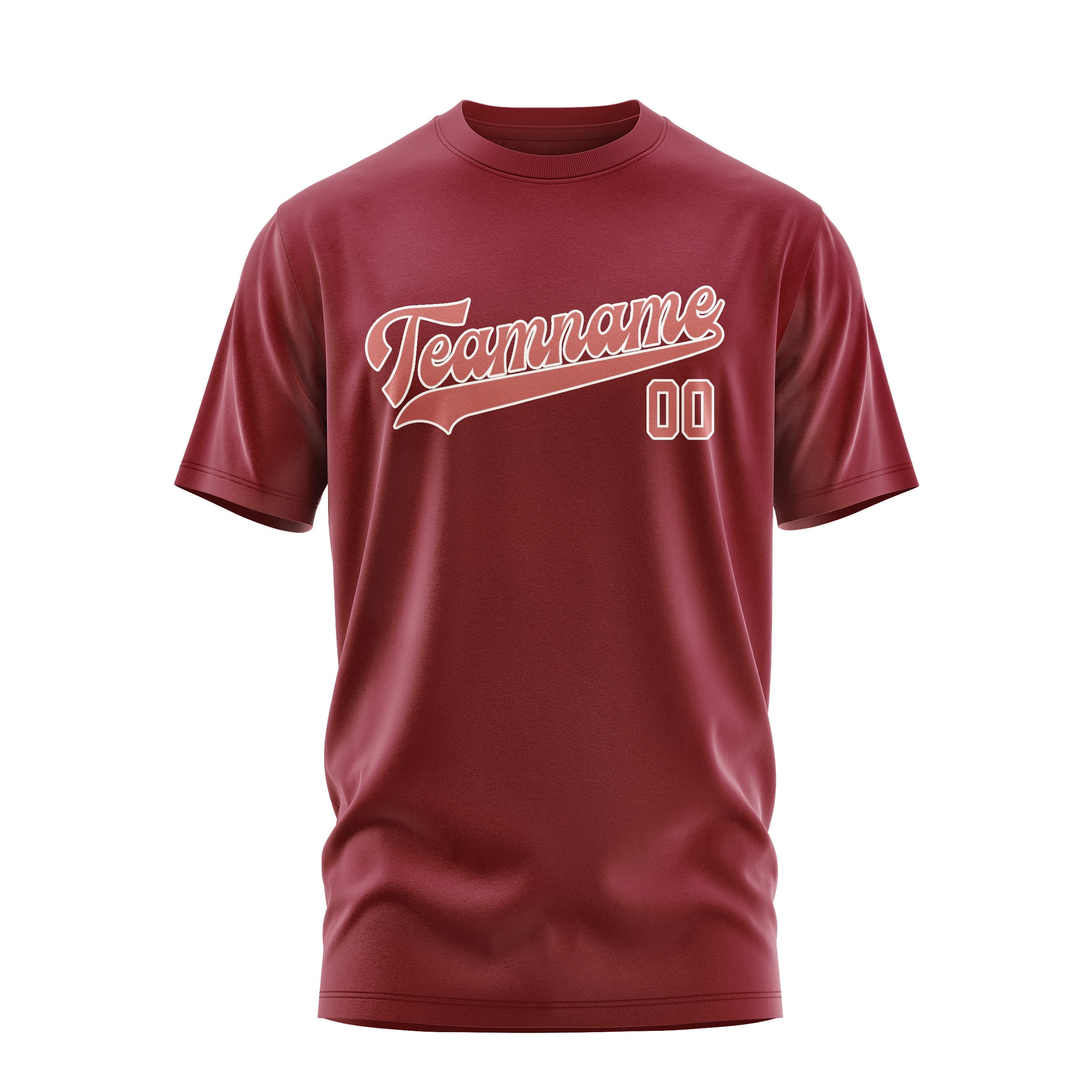 Custom Crimson Red Copper Rose T-Shirt