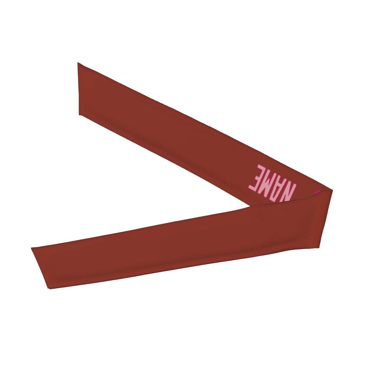 Custom Coral Red Light Pink Headband