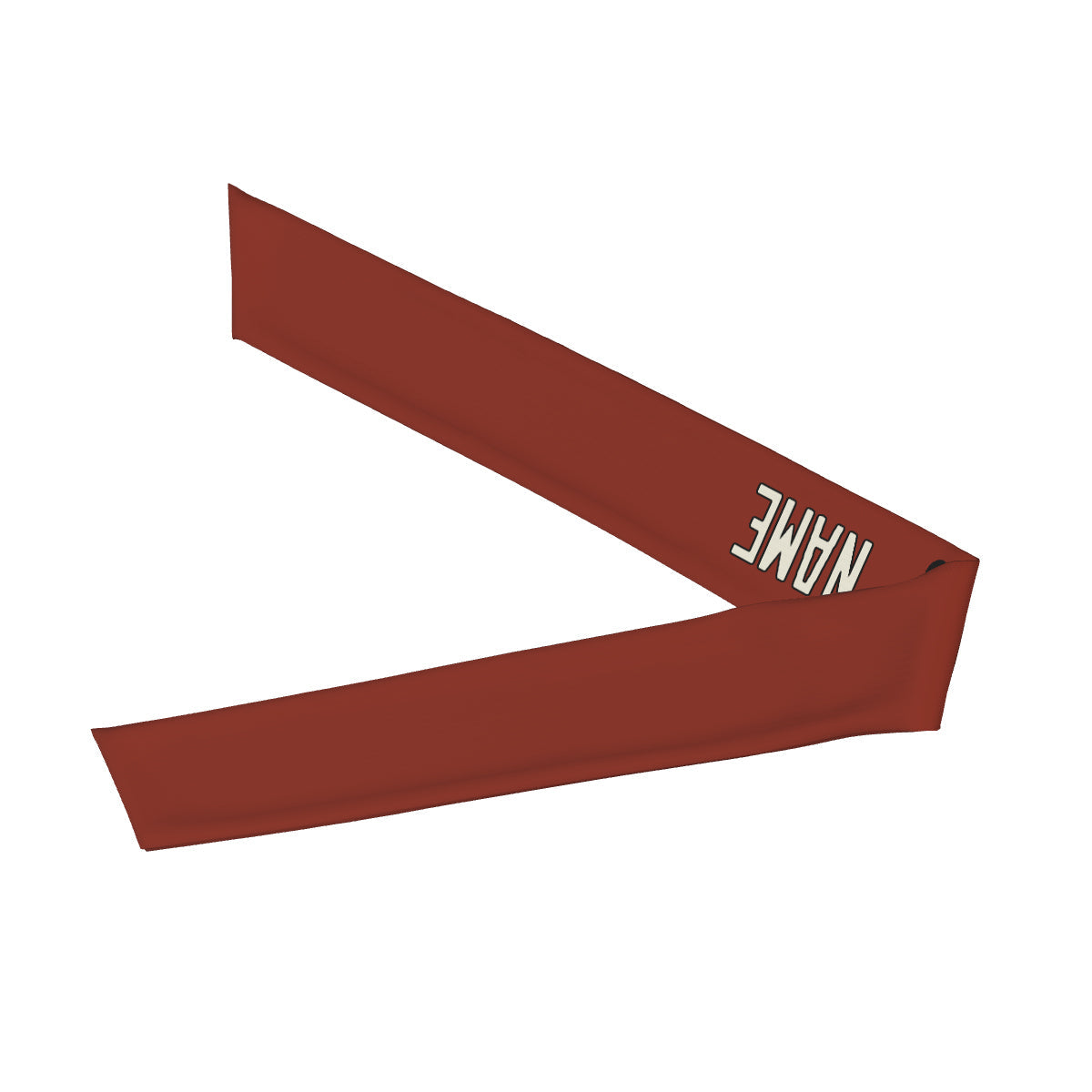 Custom Coral Red Cream Headband
