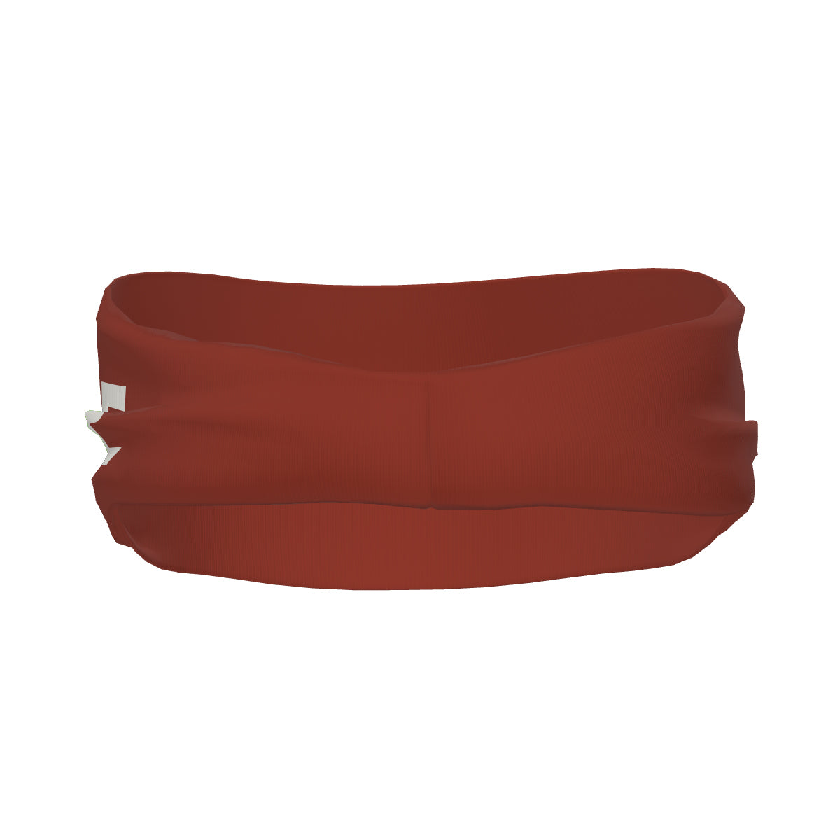 Custom Coral Red White Sports headband