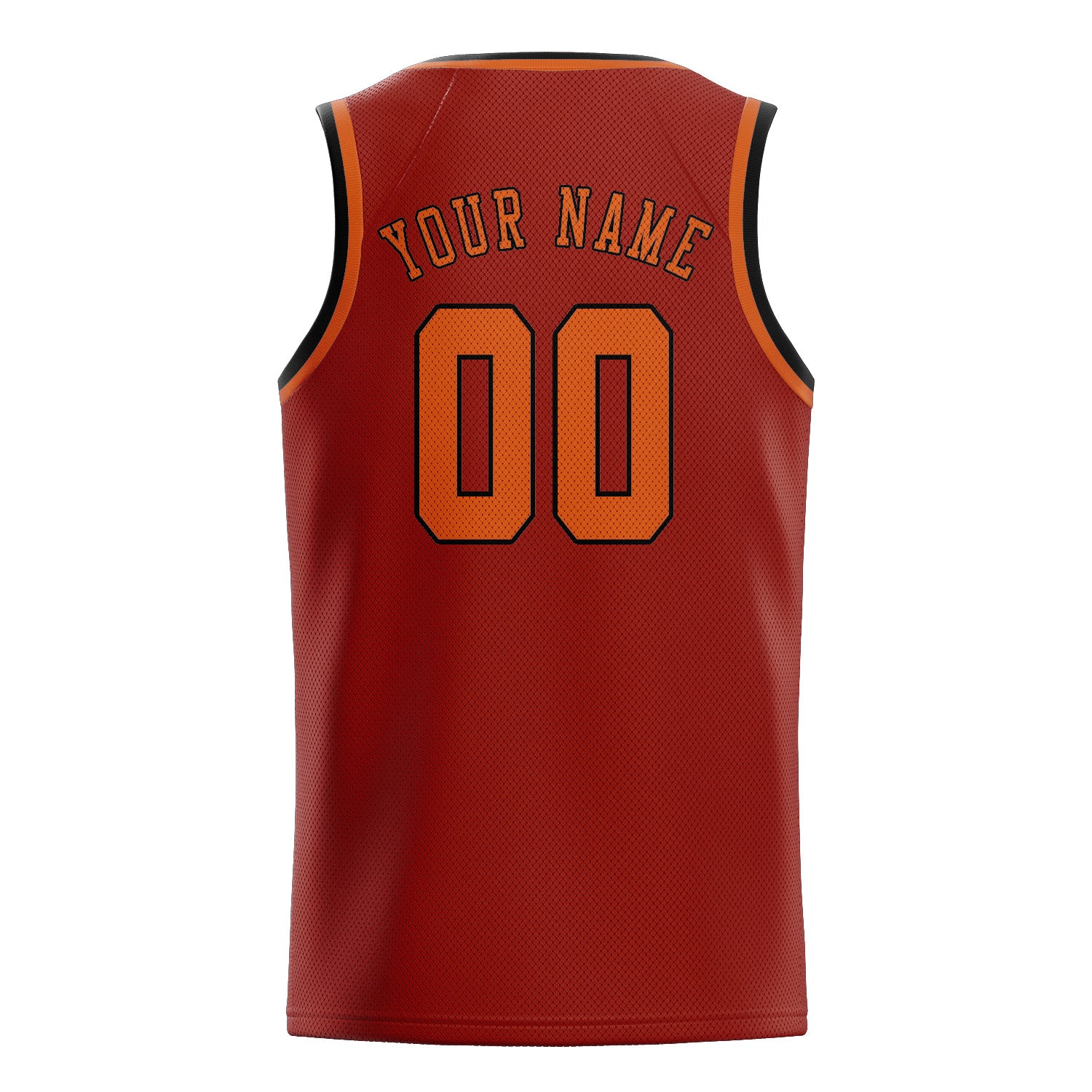 Custom Coral Red Orange Basketball Jersey