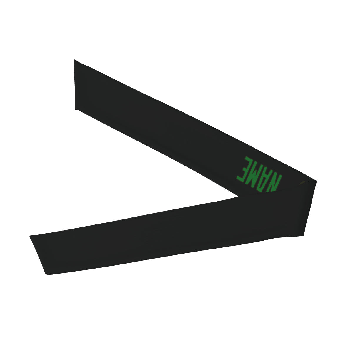 Custom Black Emerald Green Headband
