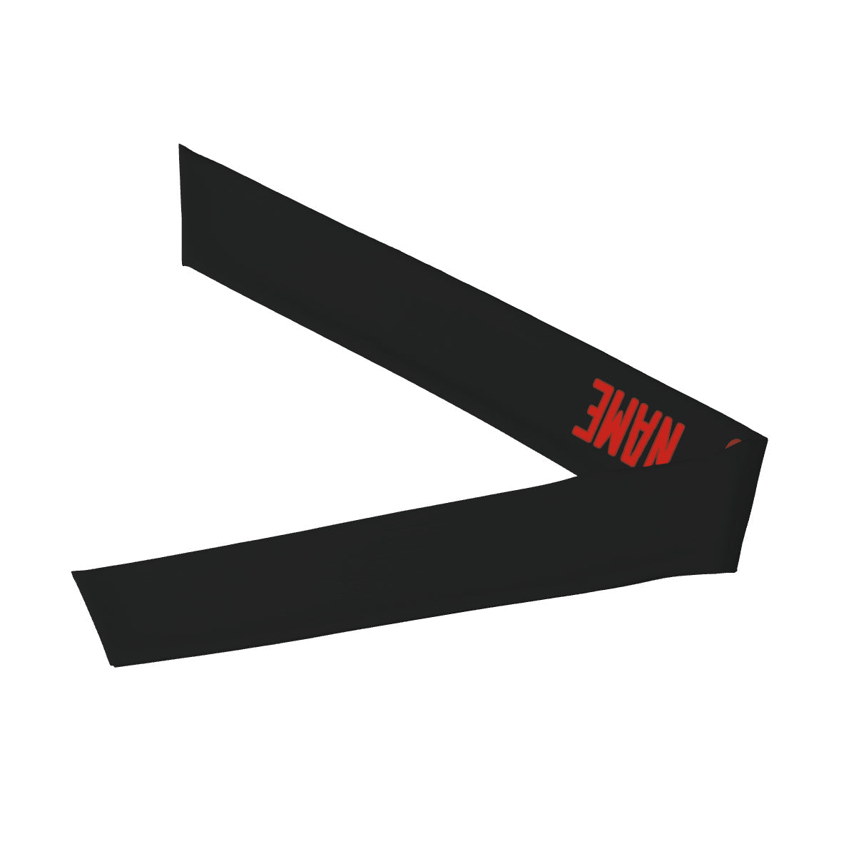 Custom Black Orange Red Headband