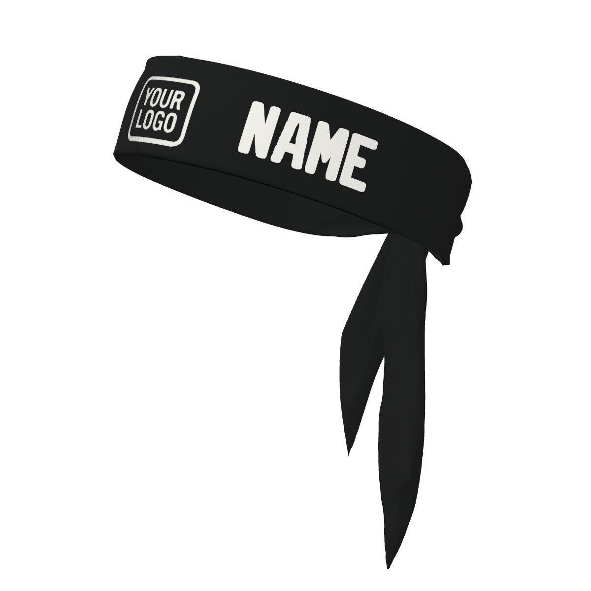 Custom Black White Headband