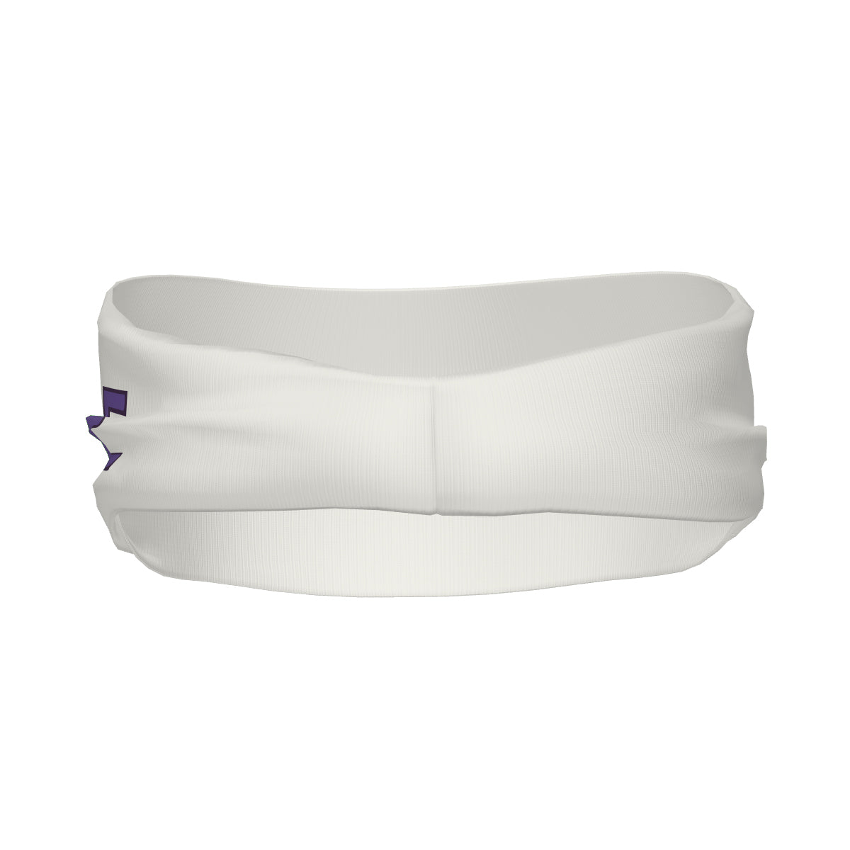 Custom White Light Purple Sports headband