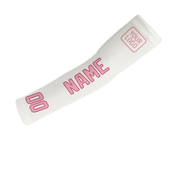 Custom White Light Pink Arm Sleeve