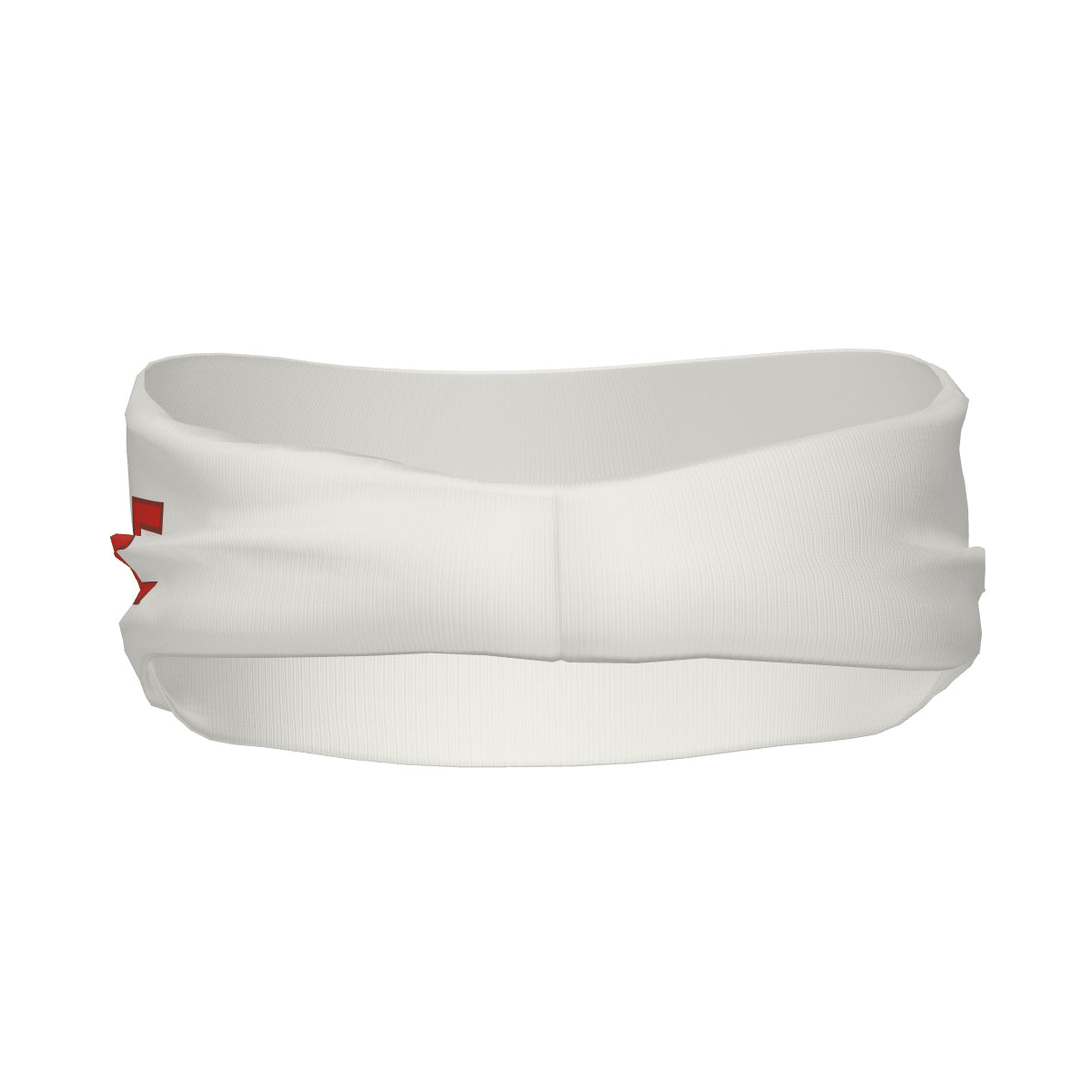 Custom White Orange Red Sports headband