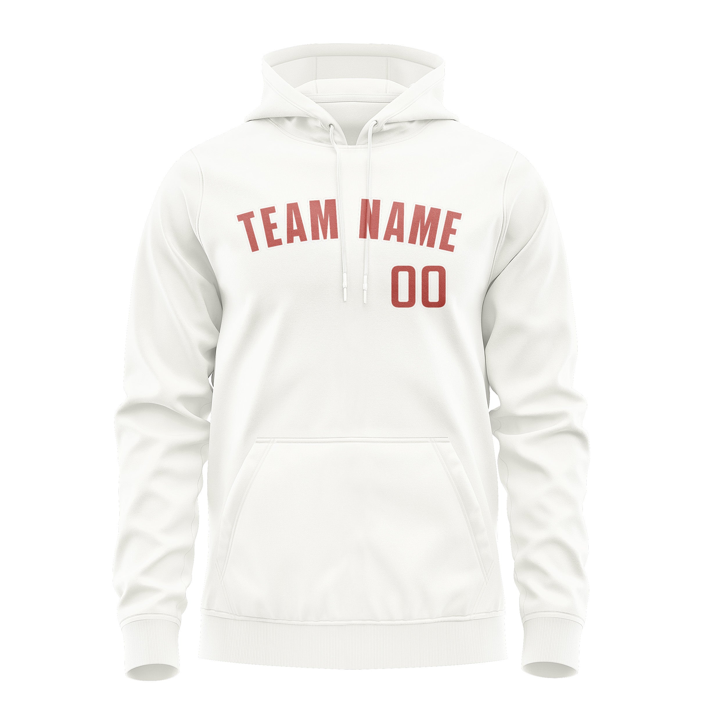 Custom White Copper Rose Hoodie