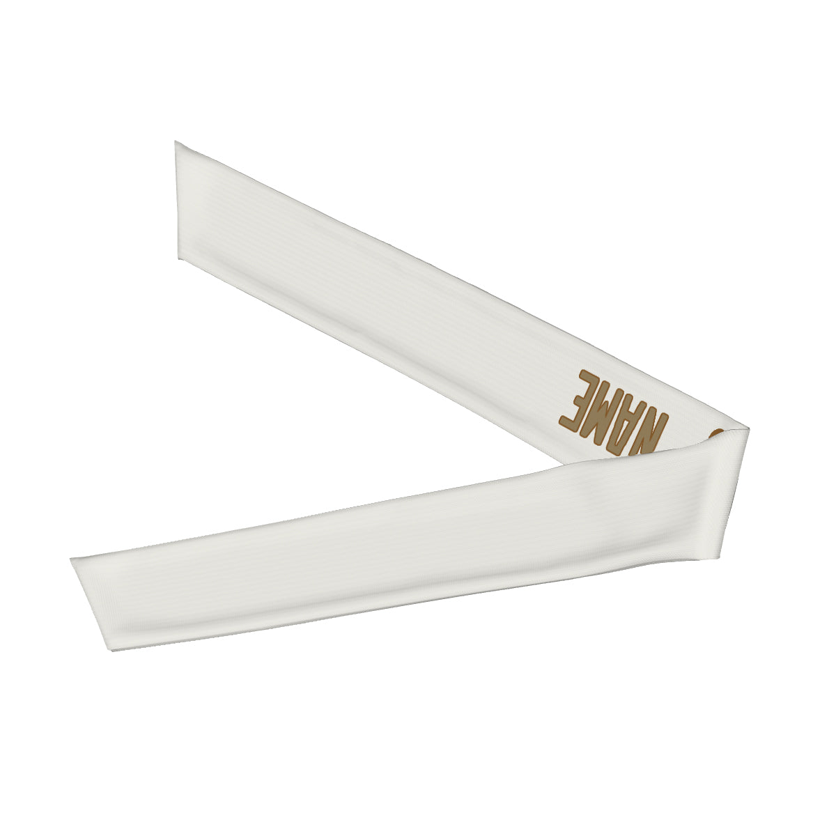 Custom White Light Khaki Headband
