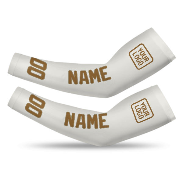 Custom White Khaki Arm Sleeve