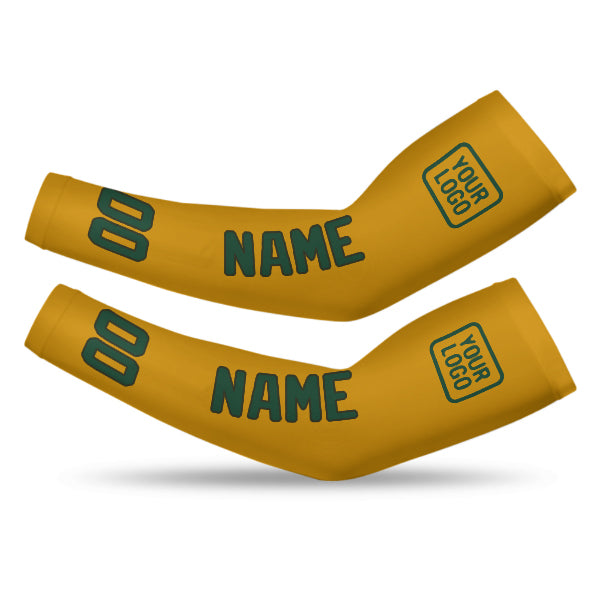 Custom Yellow Green Arm Sleeve