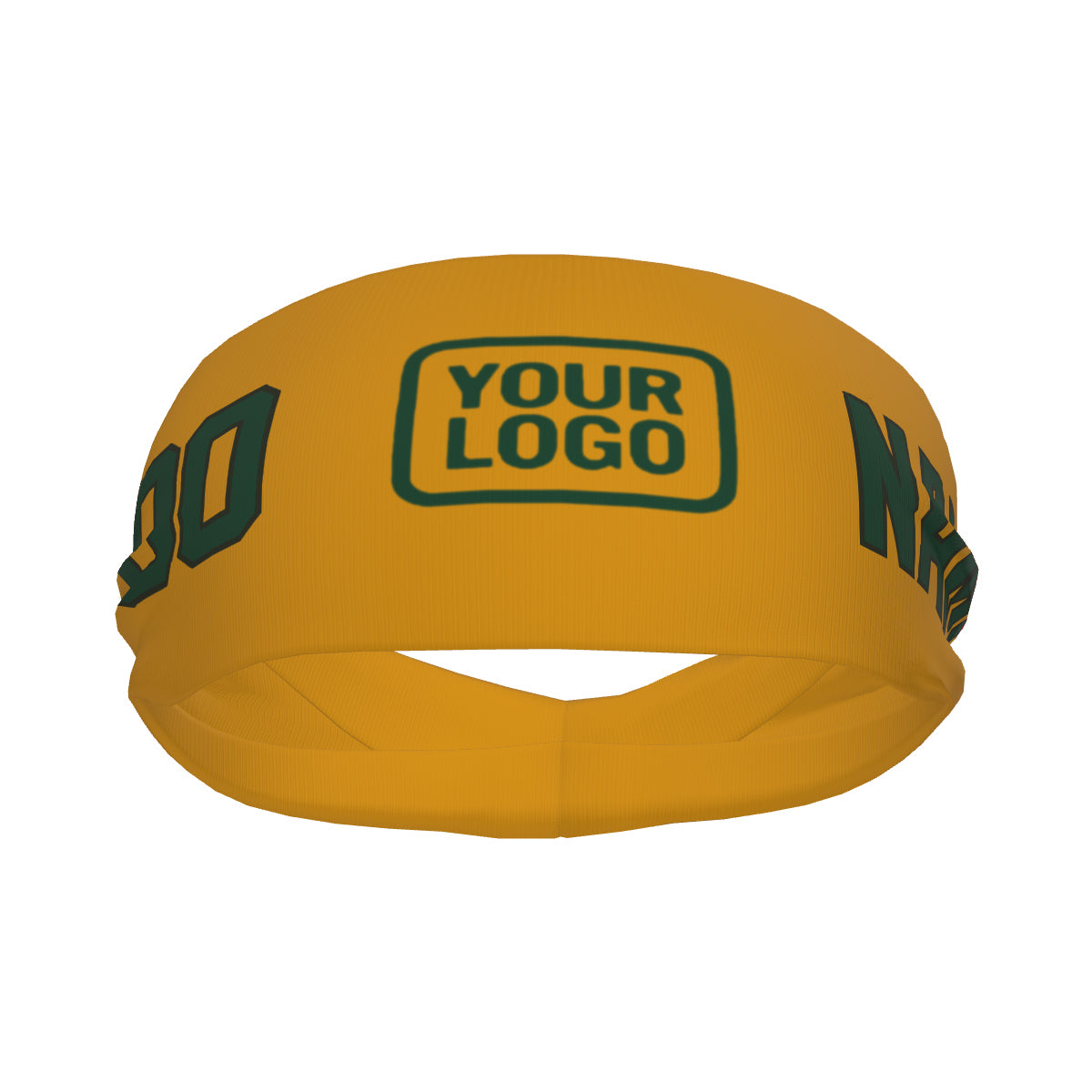 Custom Yellow Green Sports headband