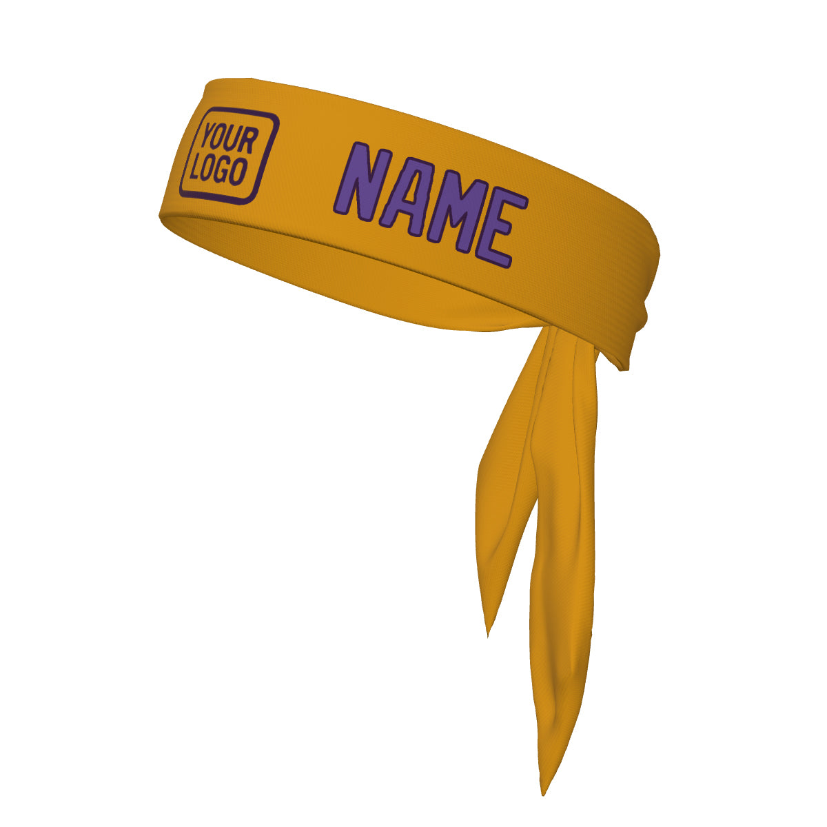 Custom Yellow Light Purple Headband