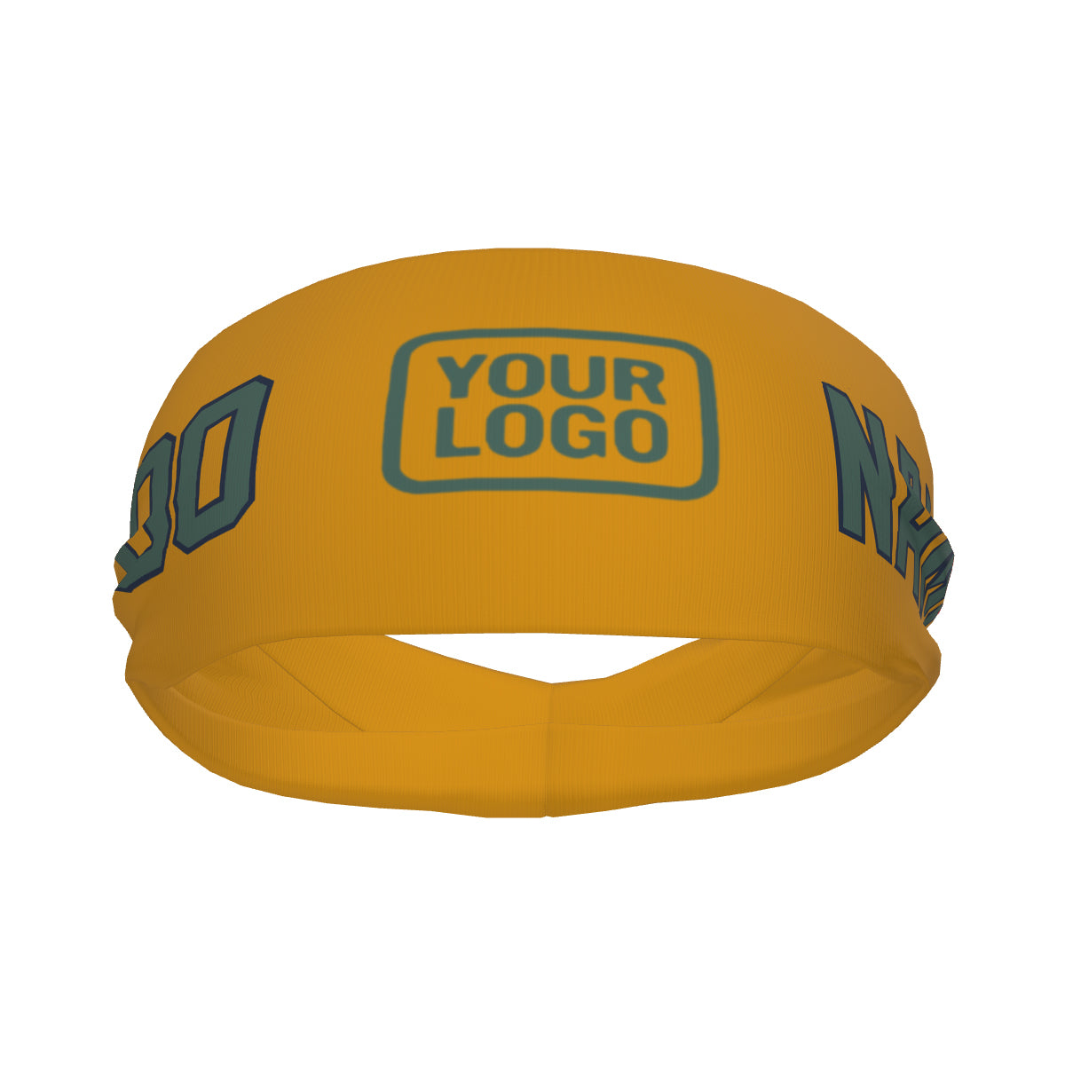 Custom Yellow Blue Green Sports headband